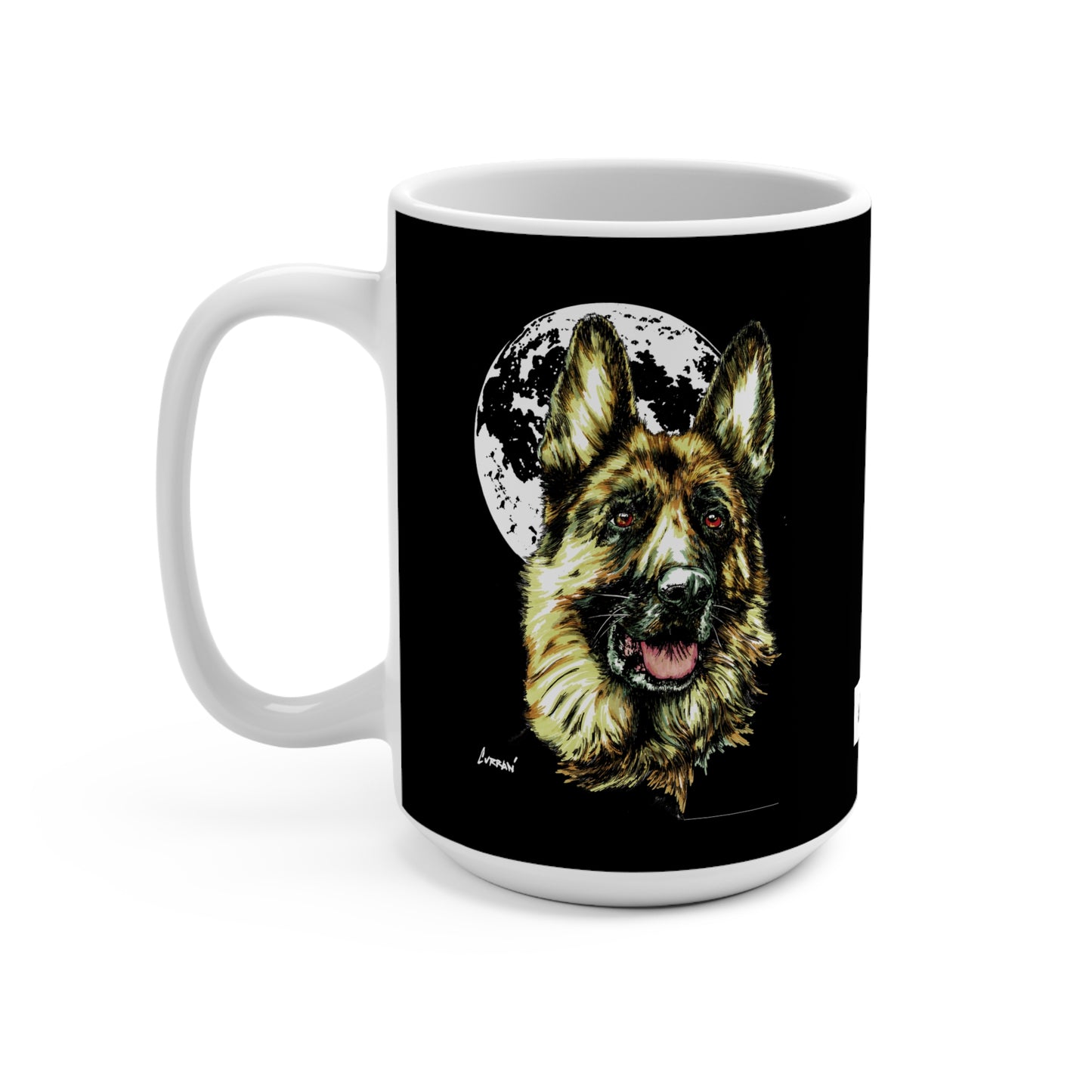 German Shepherd Custom Mug 15oz, Perfect Gift for Dog Lovers