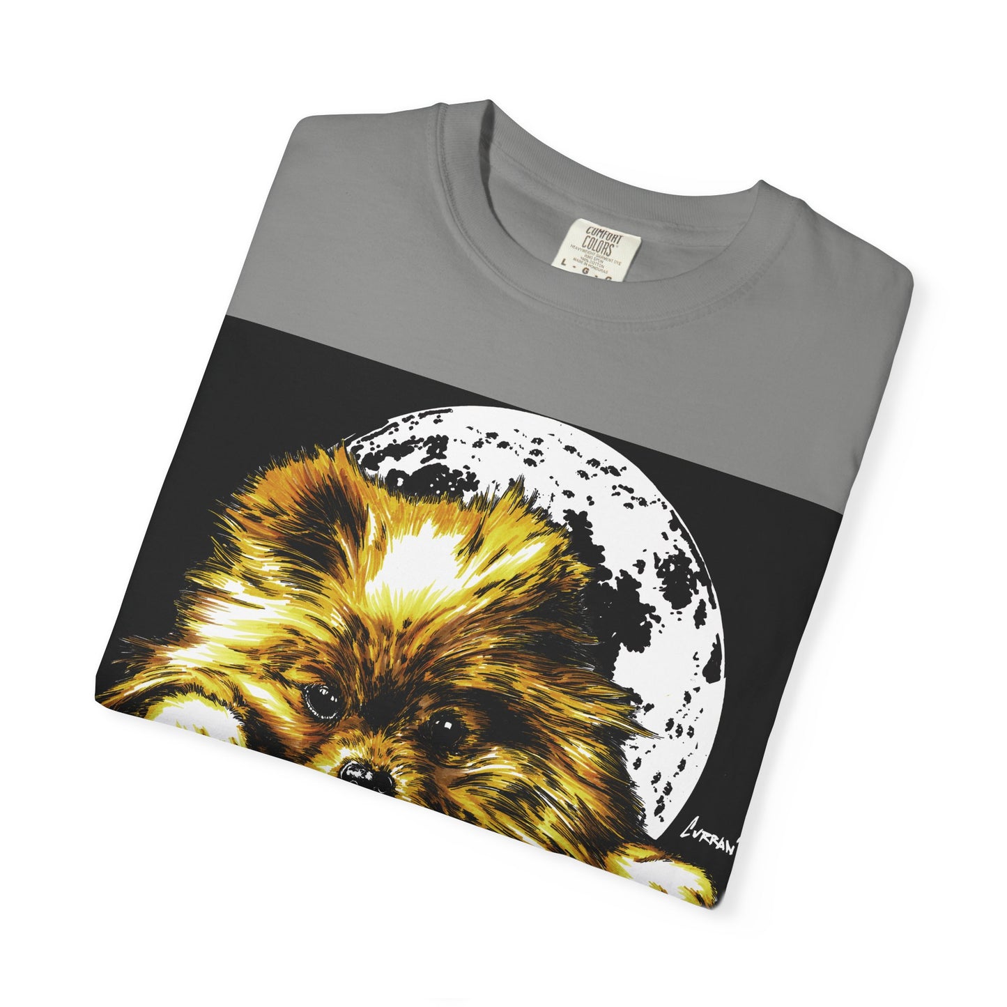 Pomeranian Unisex T-shirt - Hand Painted Art Design