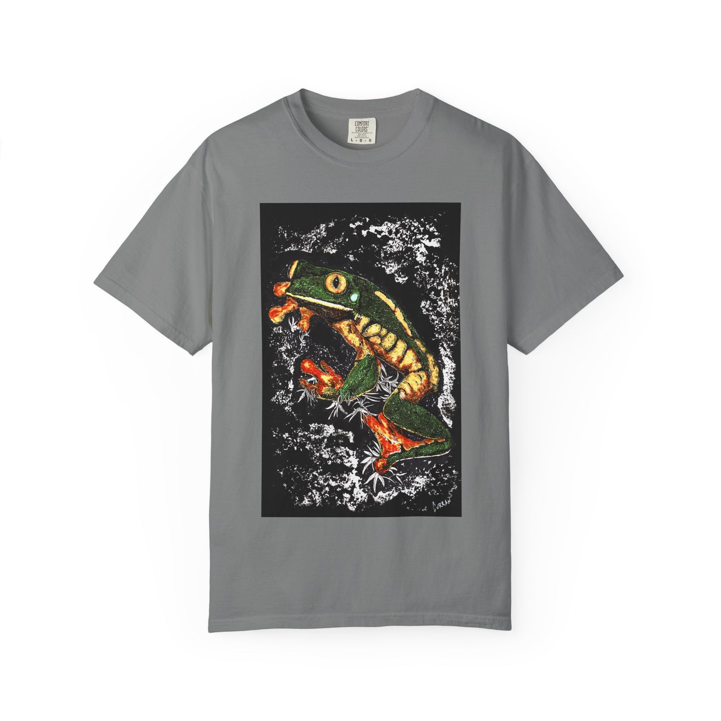 Colorful Frog Unisex T-shirt - Eco-Friendly Art Tee