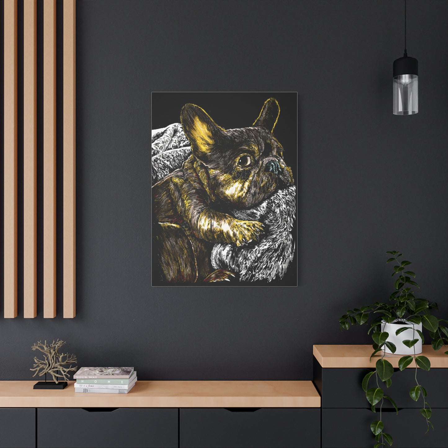 French Bulldog Canvas Wall Art Print of the Original,