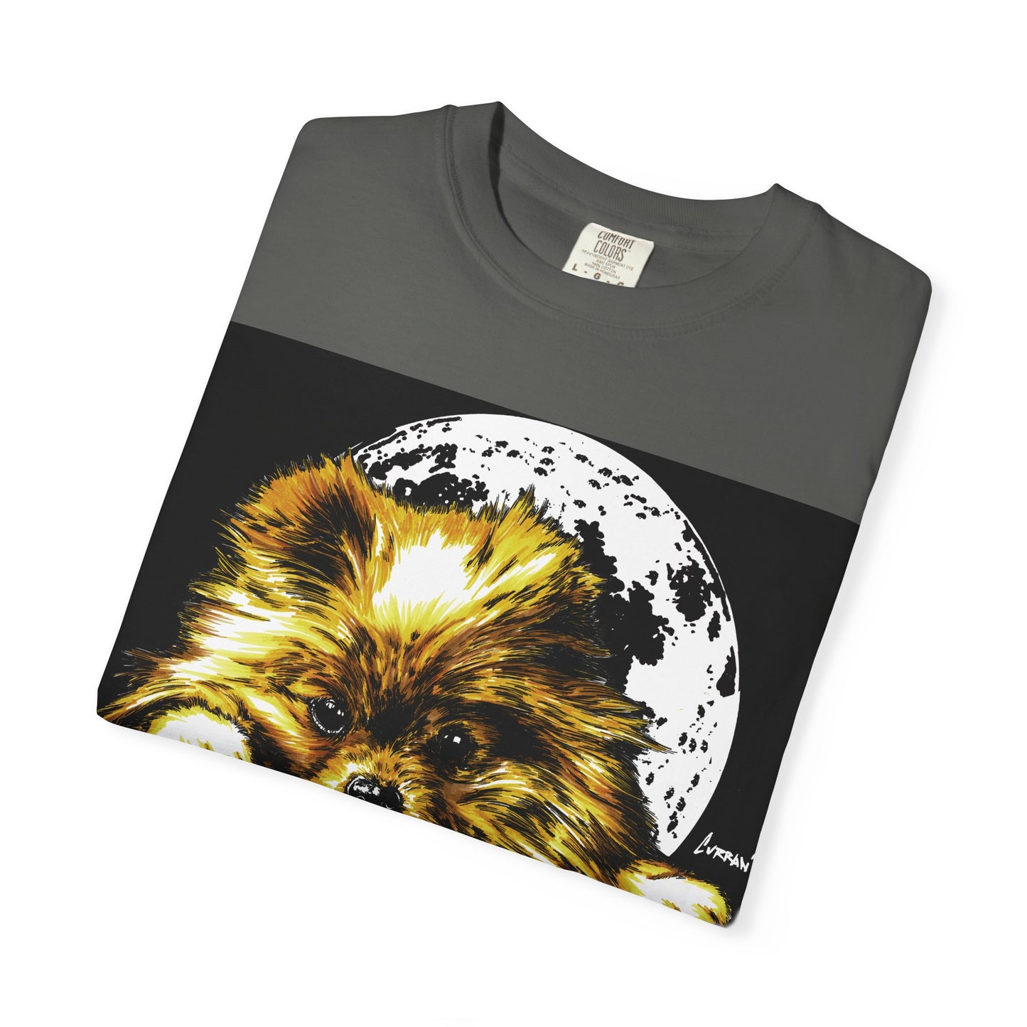 Pomeranian Unisex T-shirt - Hand Painted Art Design