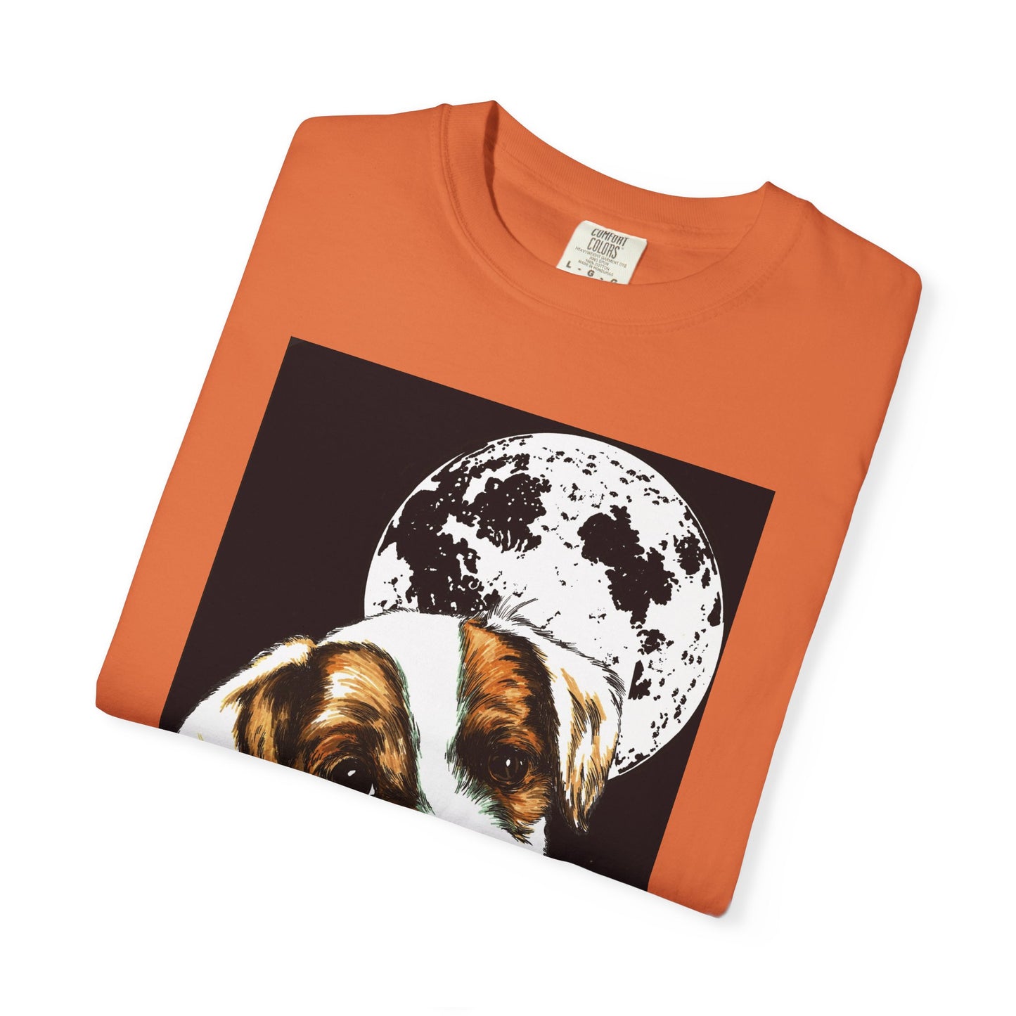 Moonlit Beagle Puppy Unisex Garment-Dyed T-shirt – Perfect for Animal Lovers