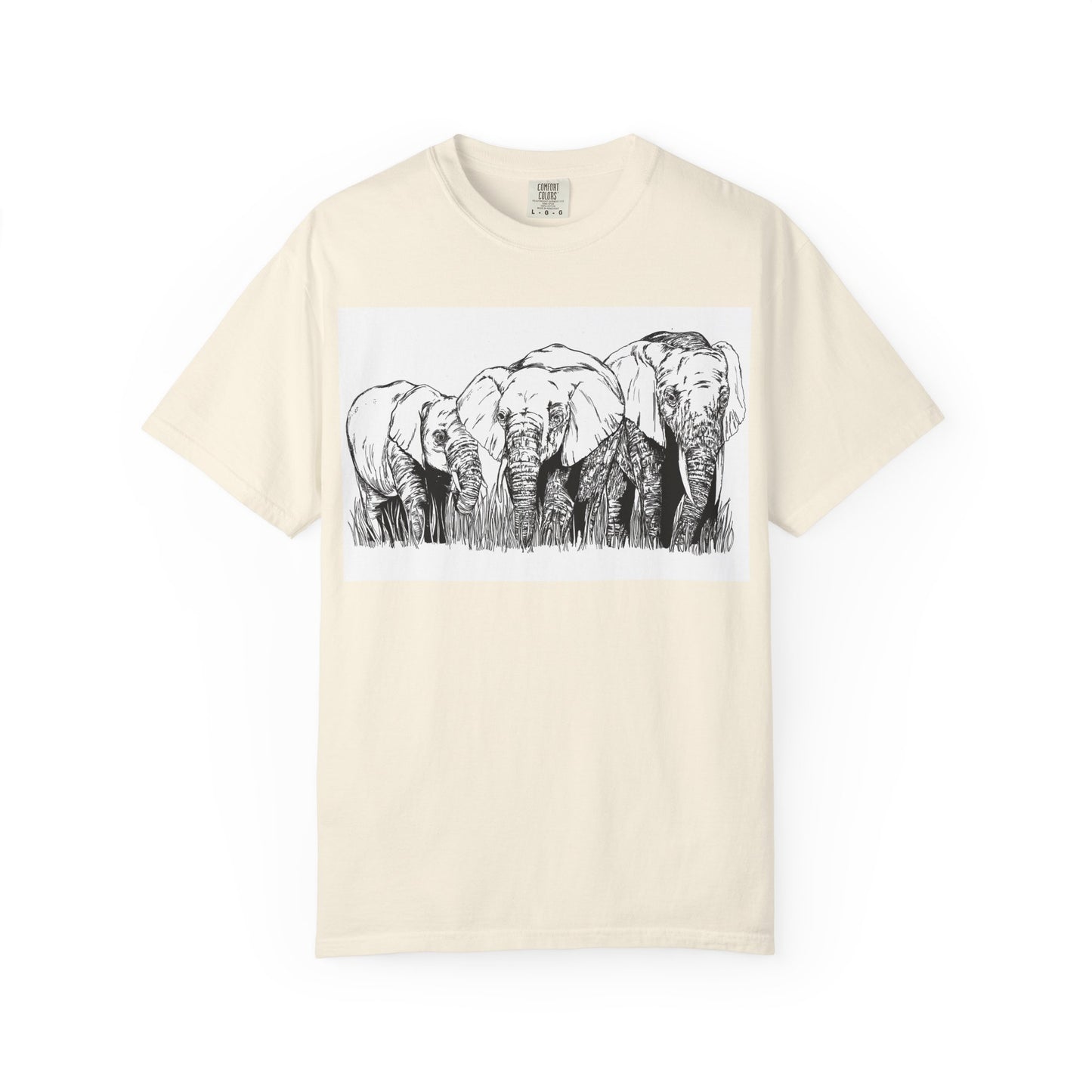 Eco-Friendly Elephant Graphic Unisex T-Shirt