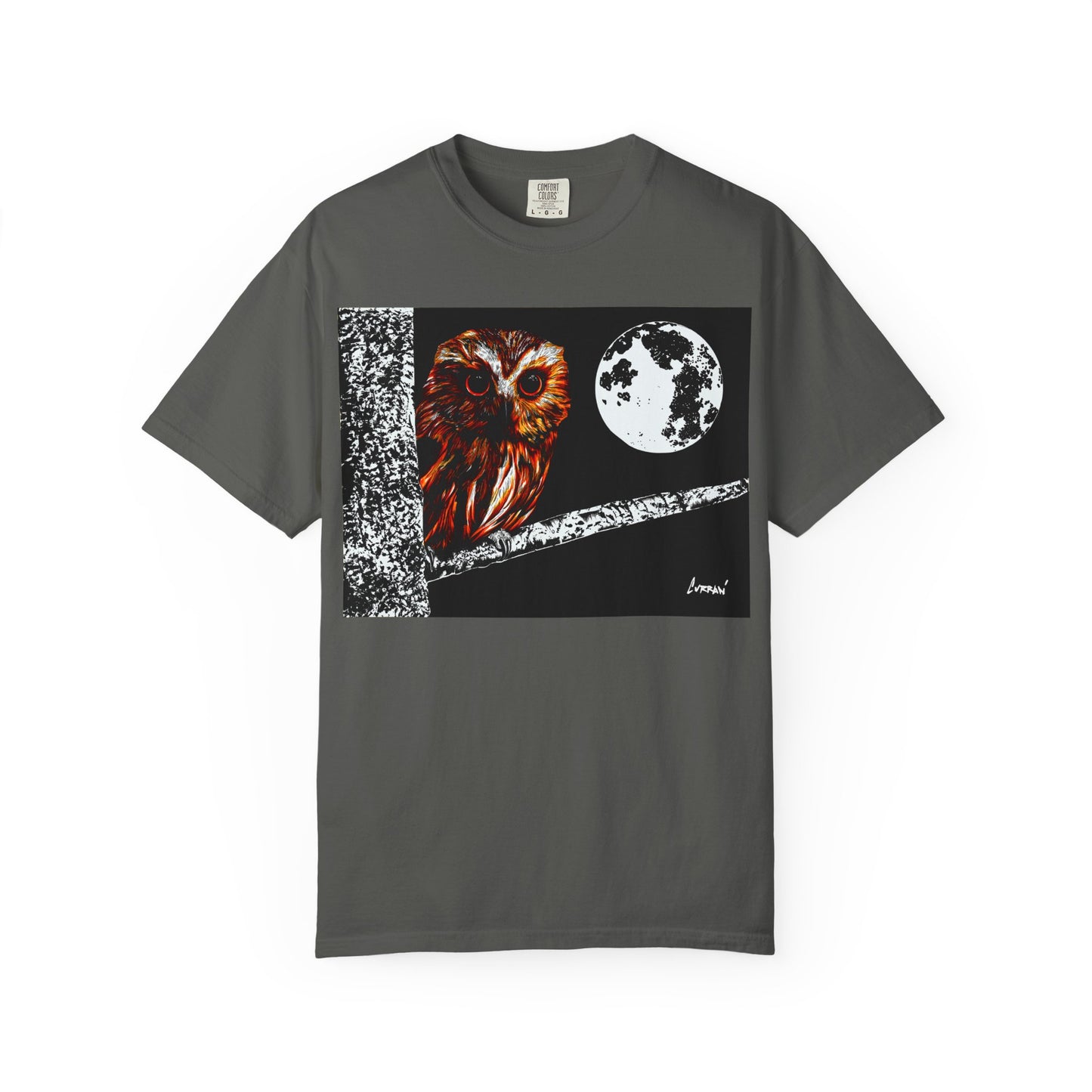 Moonlit Owl Unisex T-Shirt - Nature-Inspired Graphic Tee