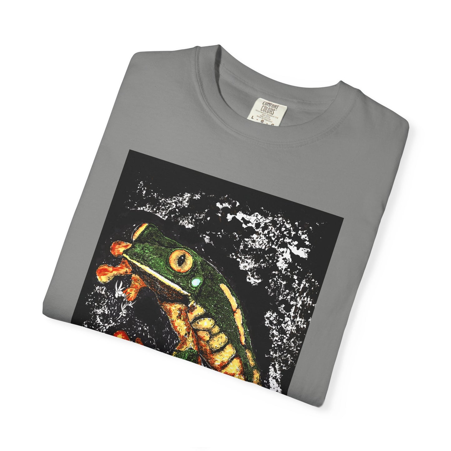 Colorful Frog Unisex T-shirt - Eco-Friendly Art Tee