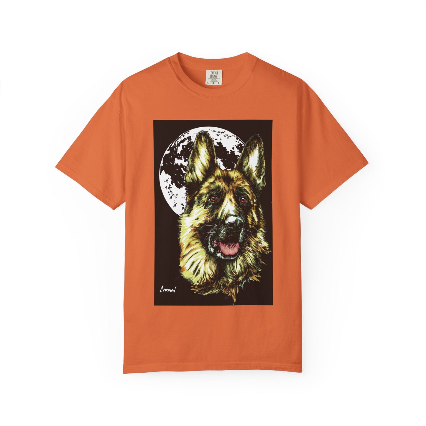 German Shepherd Hand Painted Unisex T-shirt