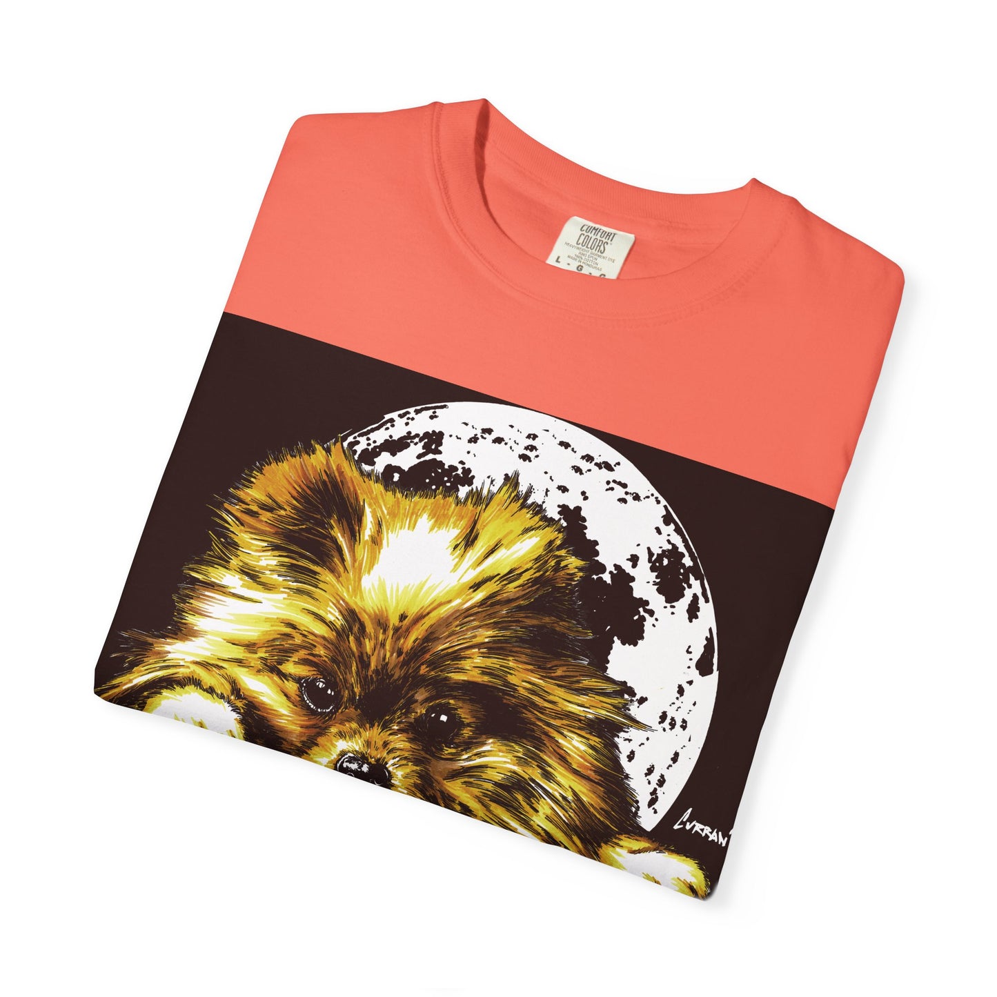 Pomeranian Unisex T-shirt - Hand Painted Art Design