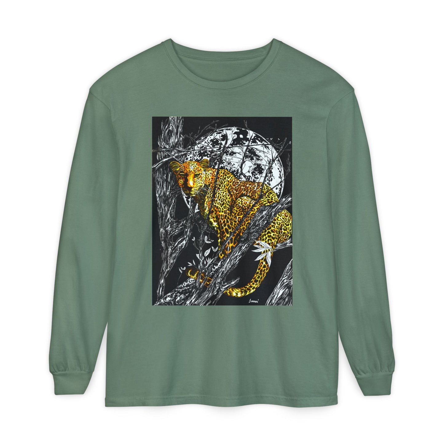 Wild Cheetah Unisex Long Sleeve T Shirt Eco-Friendly