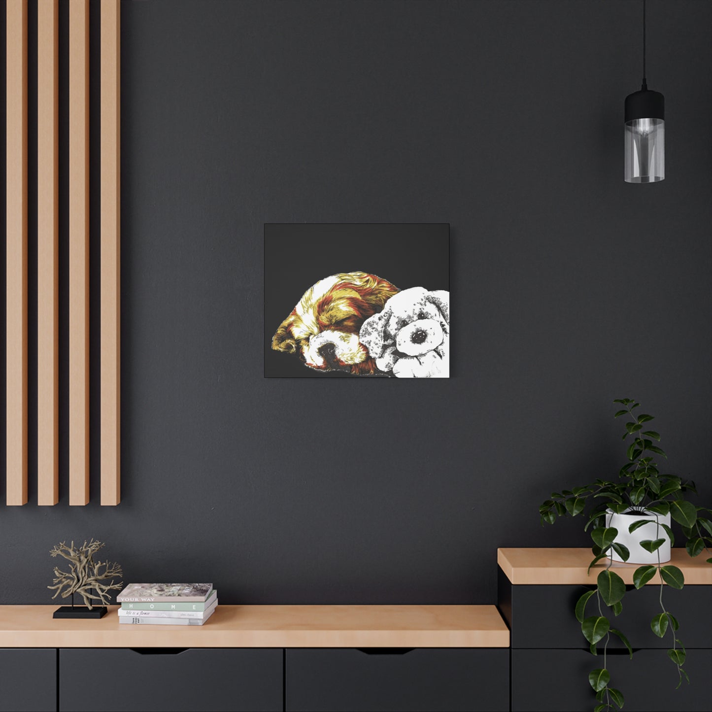 Cocker Spaniel Puppy Print, Hand-Drawn Dog Art