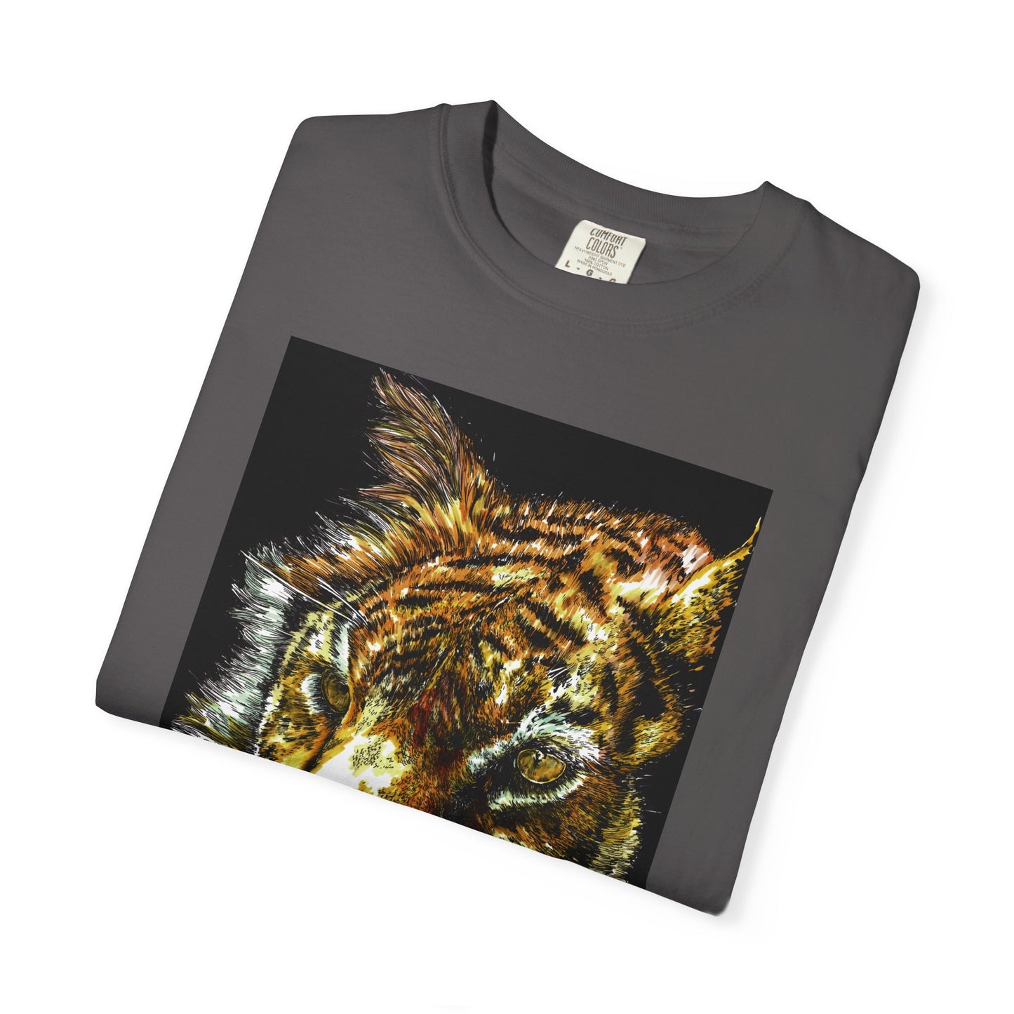 Unisex Tiger Art T-Shirt - Vibrant Animal Print - Nature Lover's Apparel