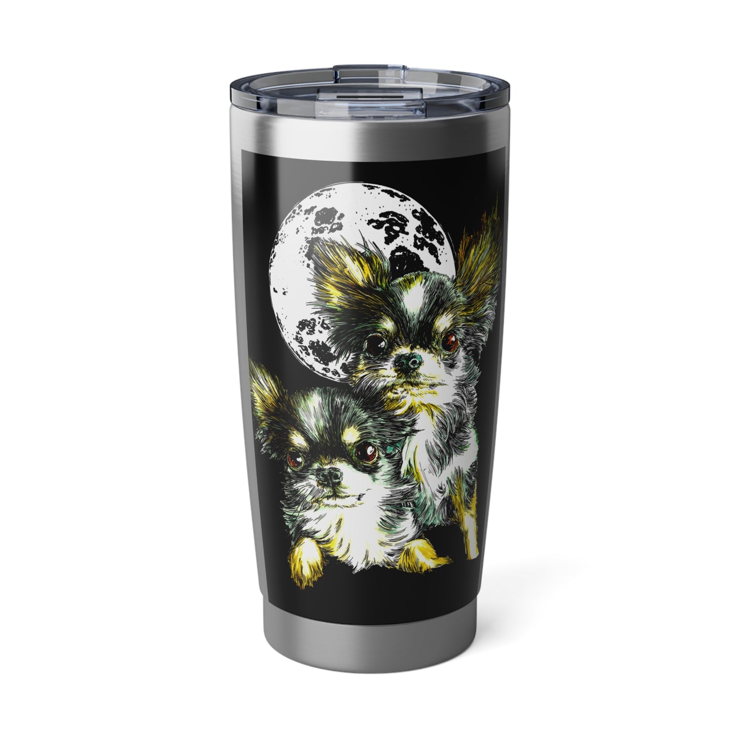 Chihuahua Travel Mug, Original Hand Drawn Artwork
