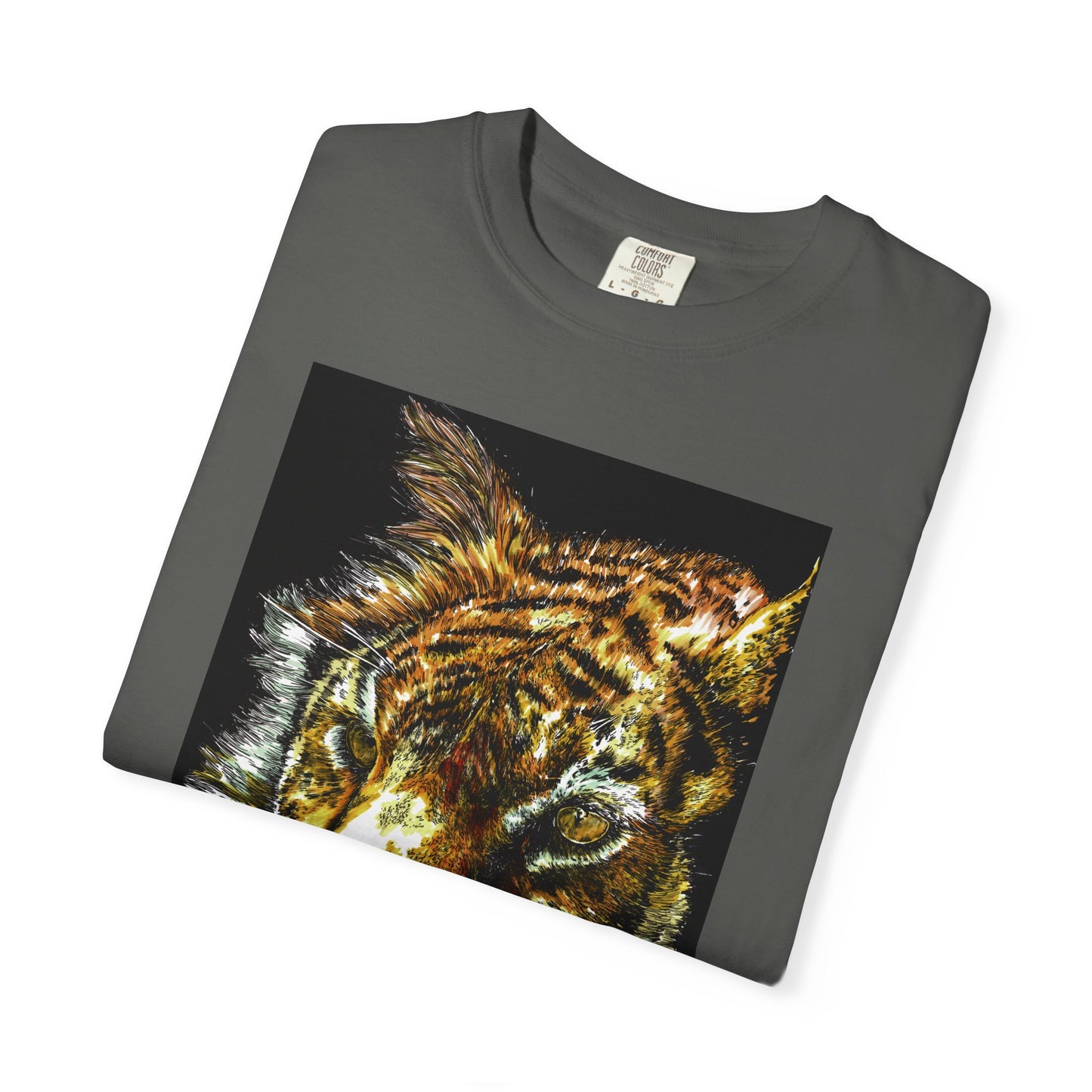 Unisex Tiger Art T-Shirt - Vibrant Animal Print - Nature Lover's Apparel