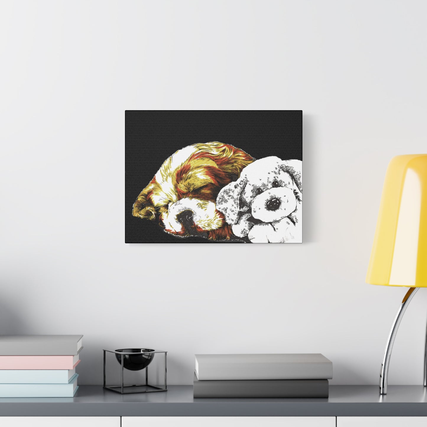 Cocker Spaniel Puppy Print, Hand-Drawn Dog Art