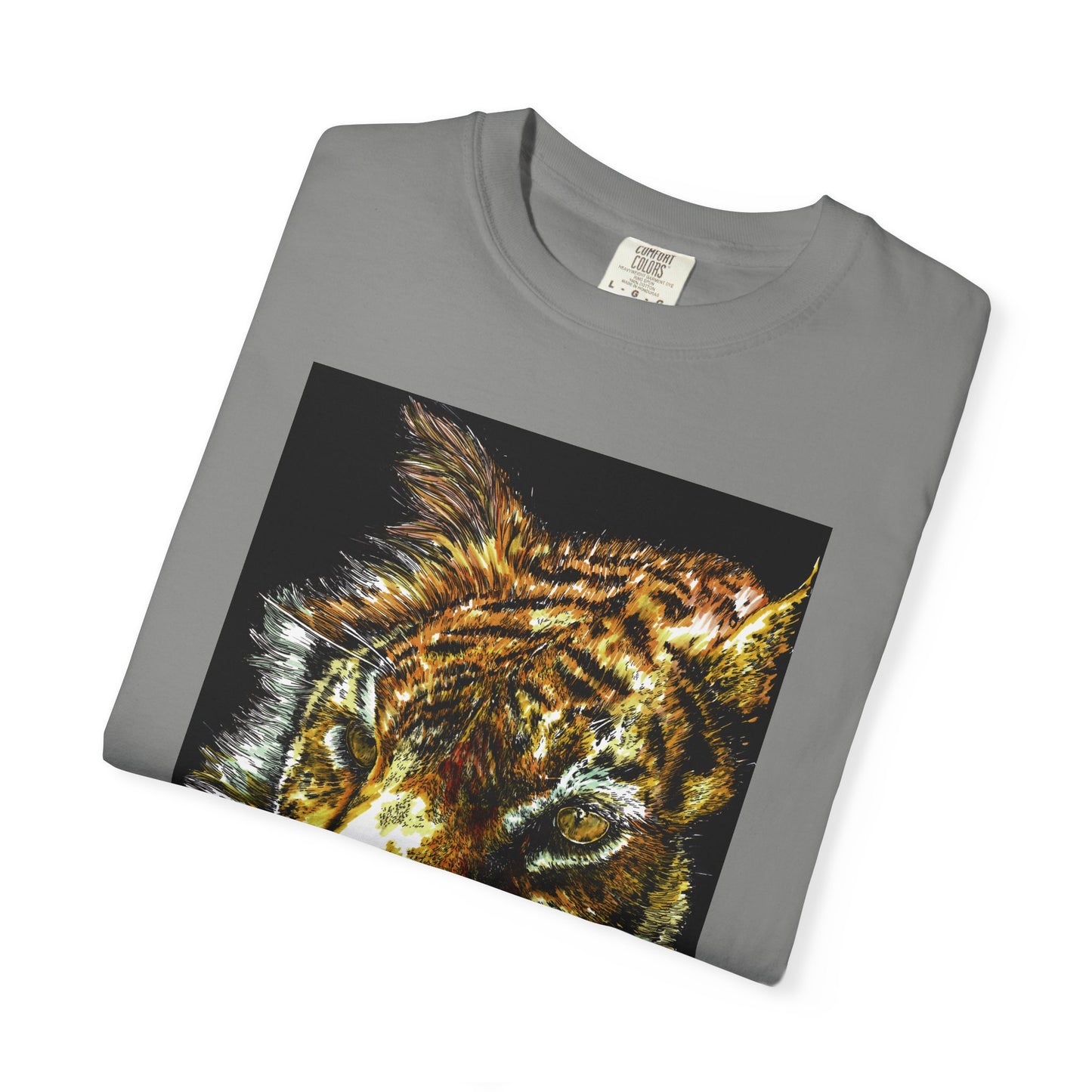 Unisex Tiger Art T-Shirt - Vibrant Animal Print - Nature Lover's Apparel