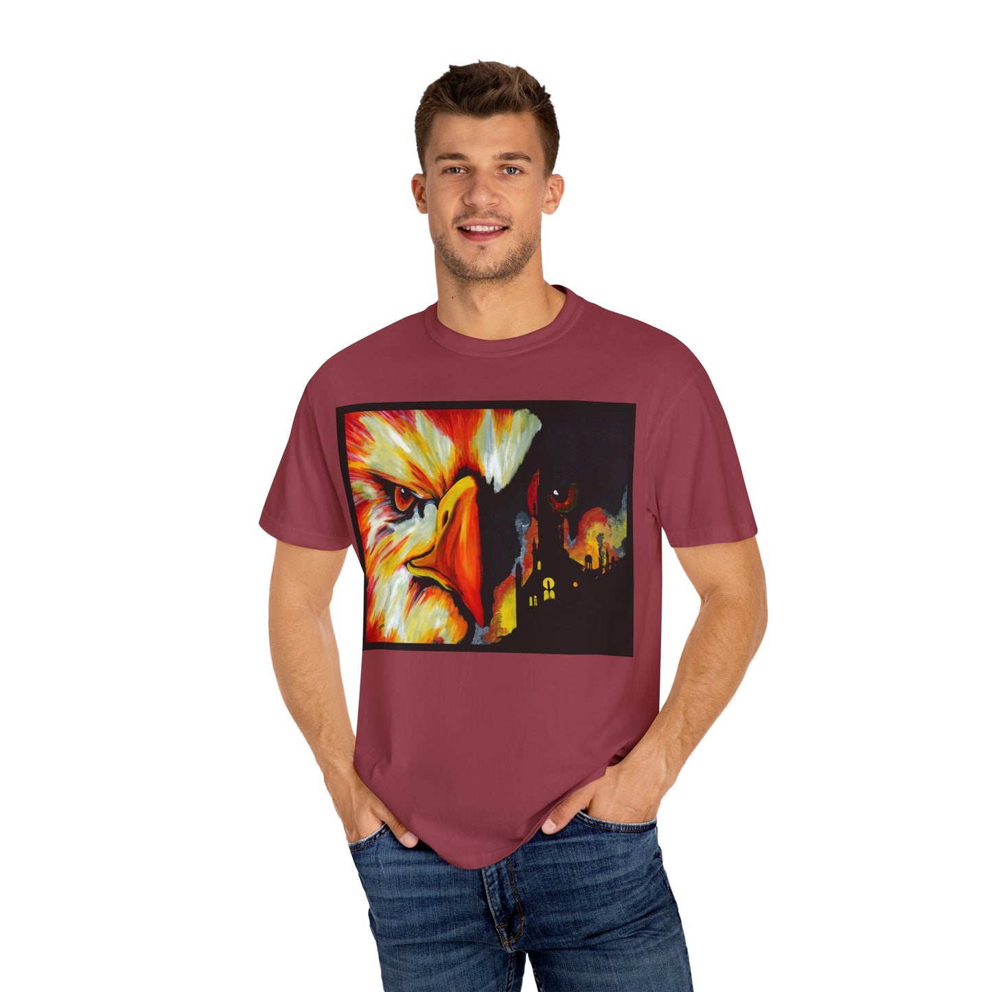 Mythical Phoenix Unisex T-Shirt - Eye-Catching Graphic Tee