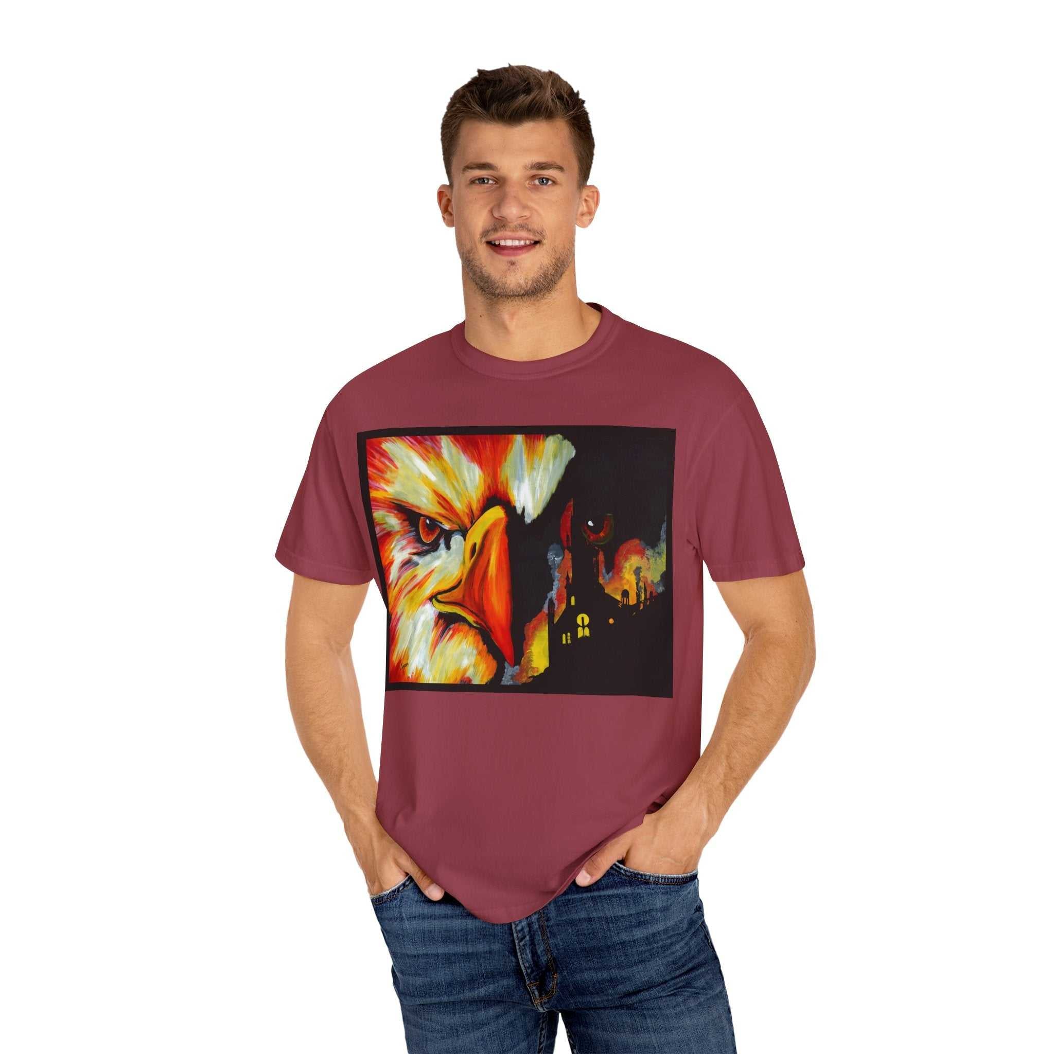 Mythical Phoenix Unisex T-Shirt - Eye-Catching Graphic Tee