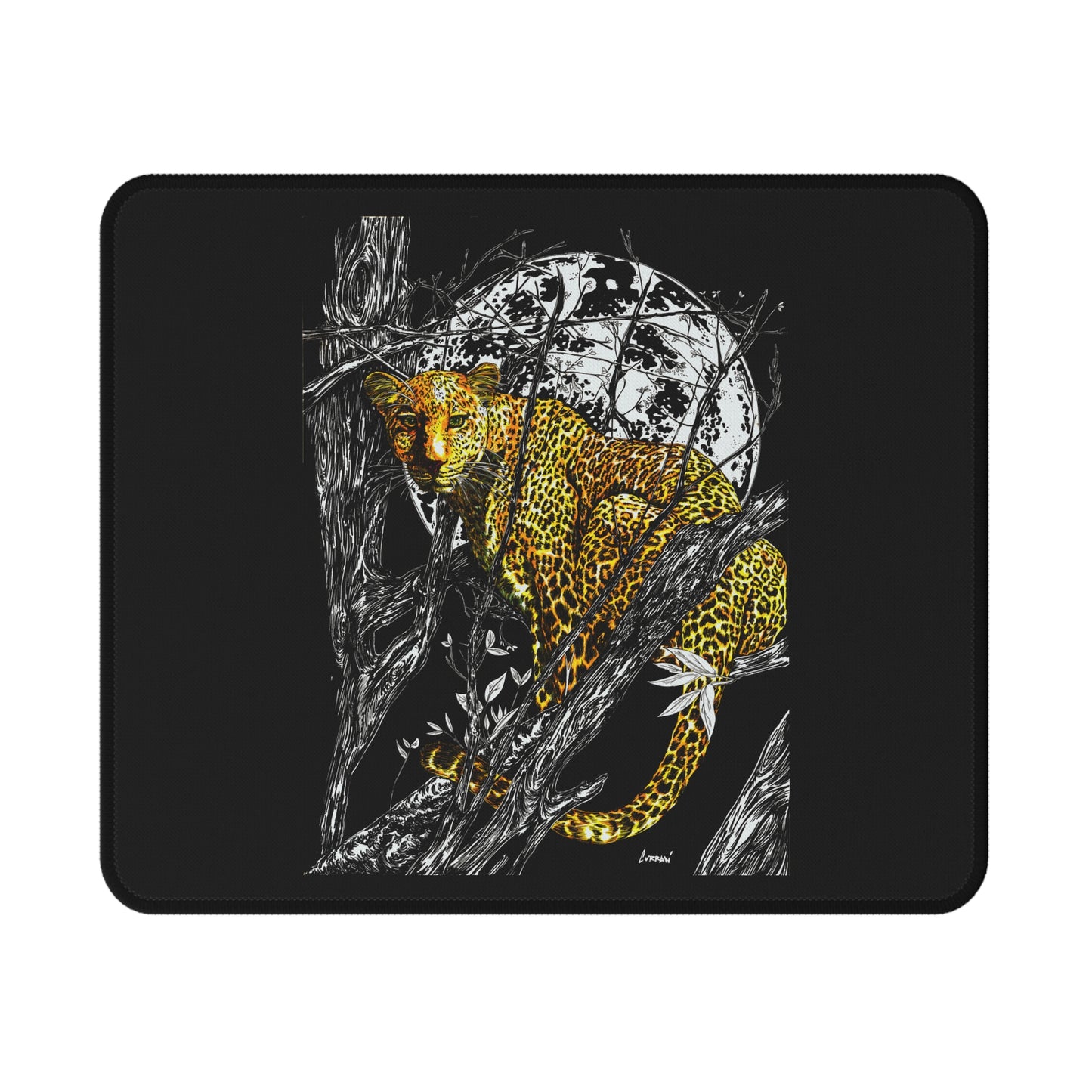 Leopard Art Non-Slip Gaming Mouse Pad - Ideal for Gamers