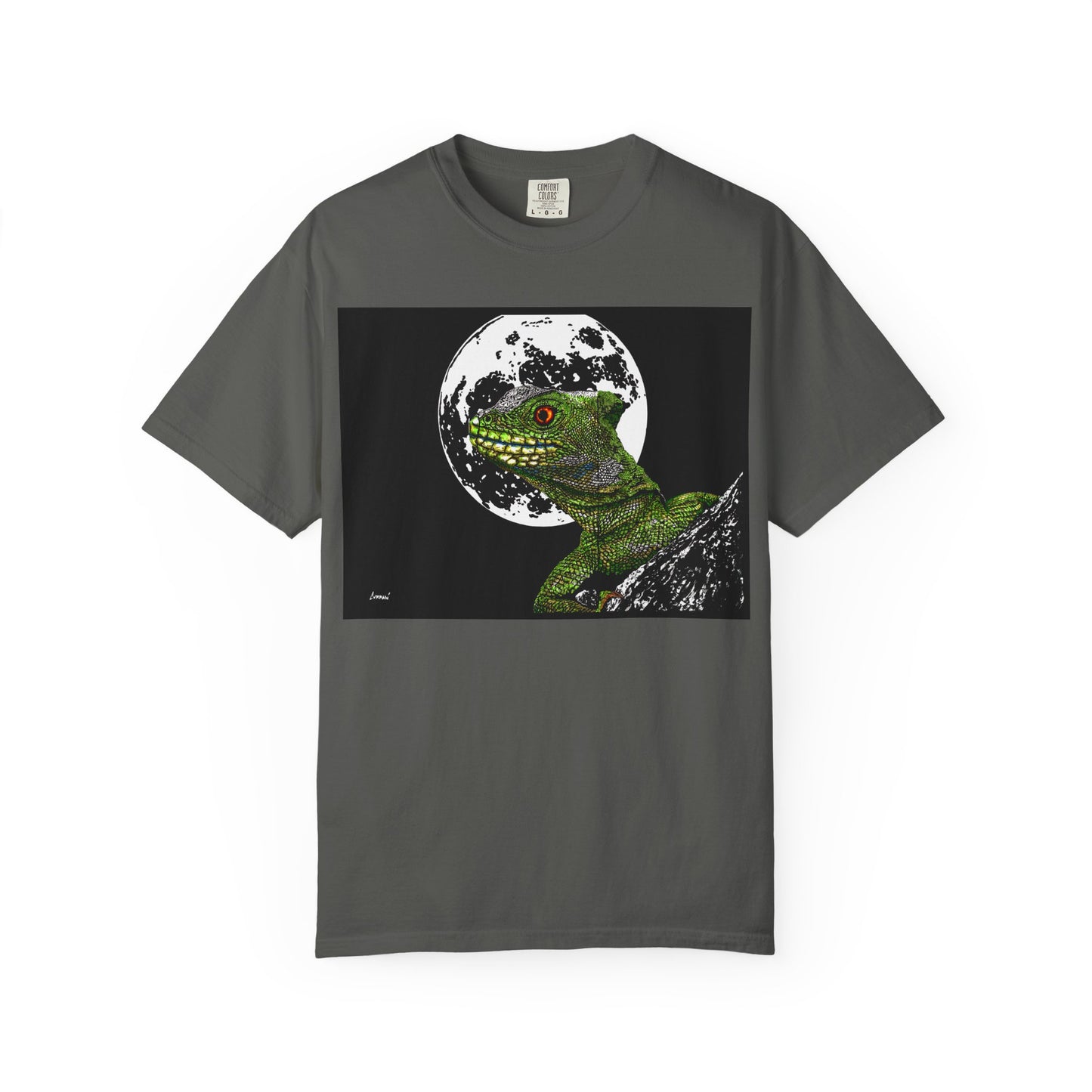 Moonlit Gecko Graphic Unisex T-Shirt