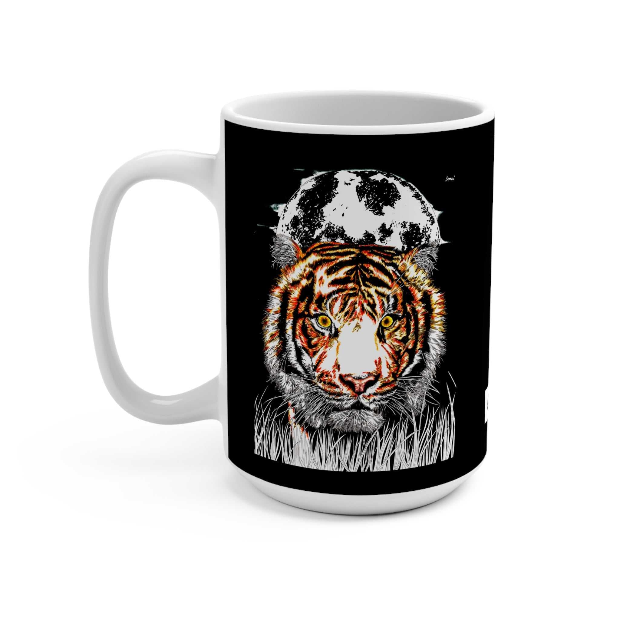 Tiger 15oz Mug - Fierce Animal Lover Gift