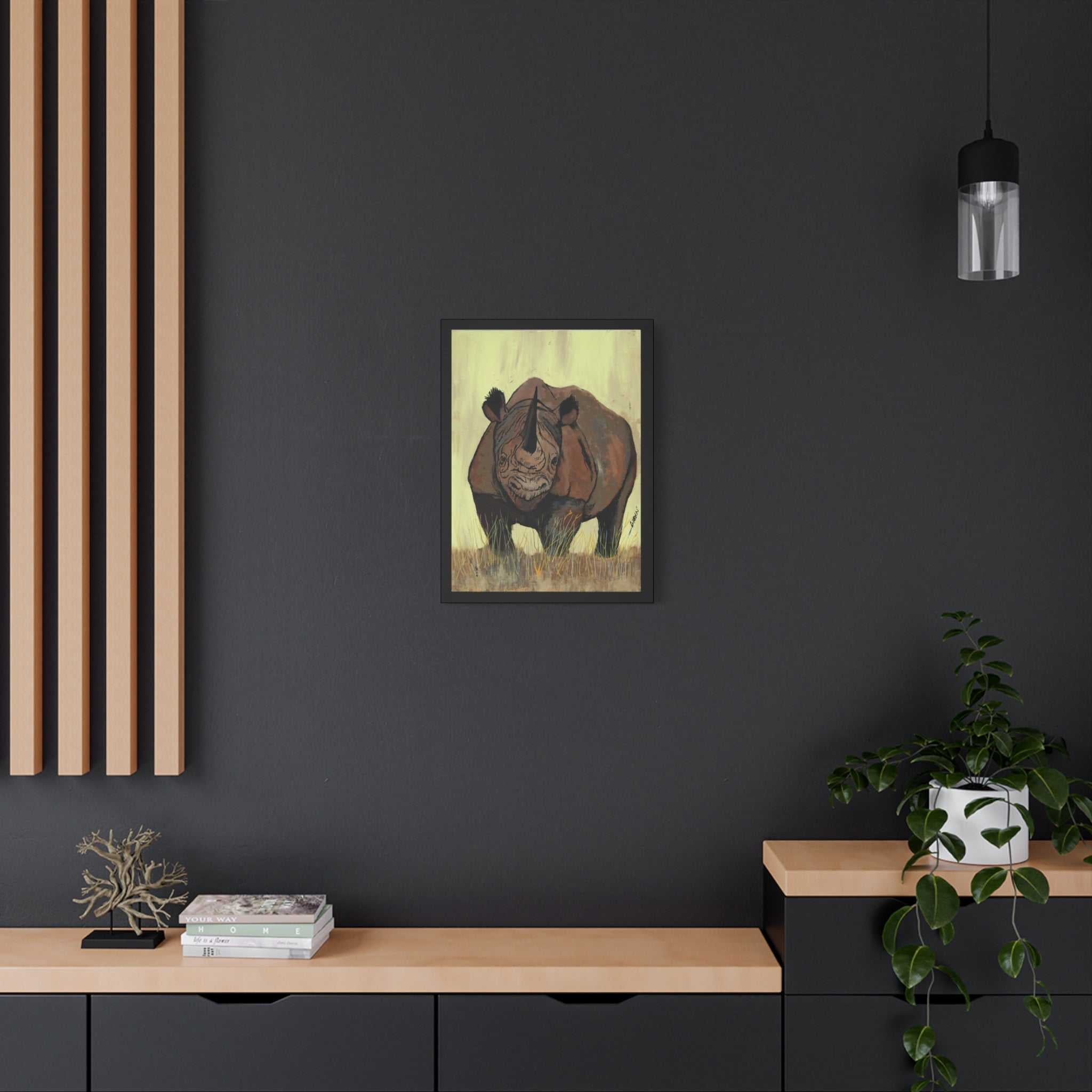 Transform your space with our stunning Rhino Wall Art Print of the Original, hand drawn wall art of a Rhino masterpiece. Elevate your décor now!