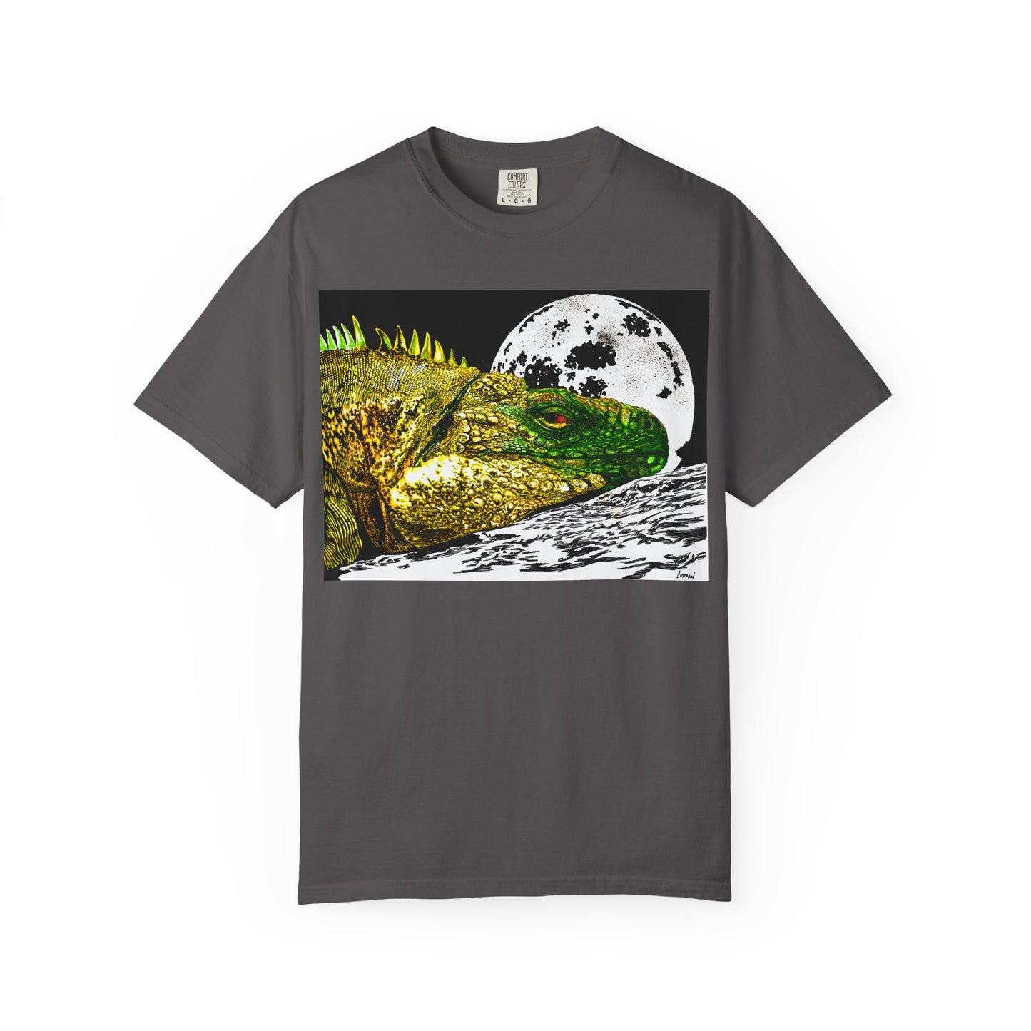 Graphic Iguana Moon Unisex T-Shirt - Nature Inspired Tee