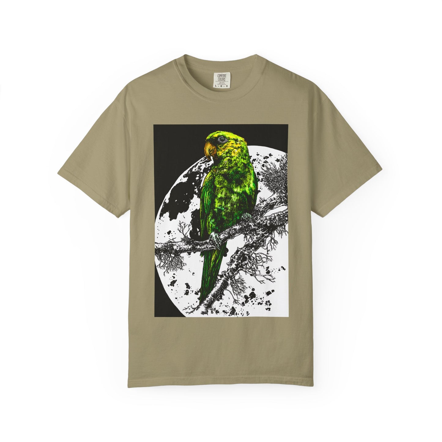 Parrot in the Moonlight Unisex T-shirt