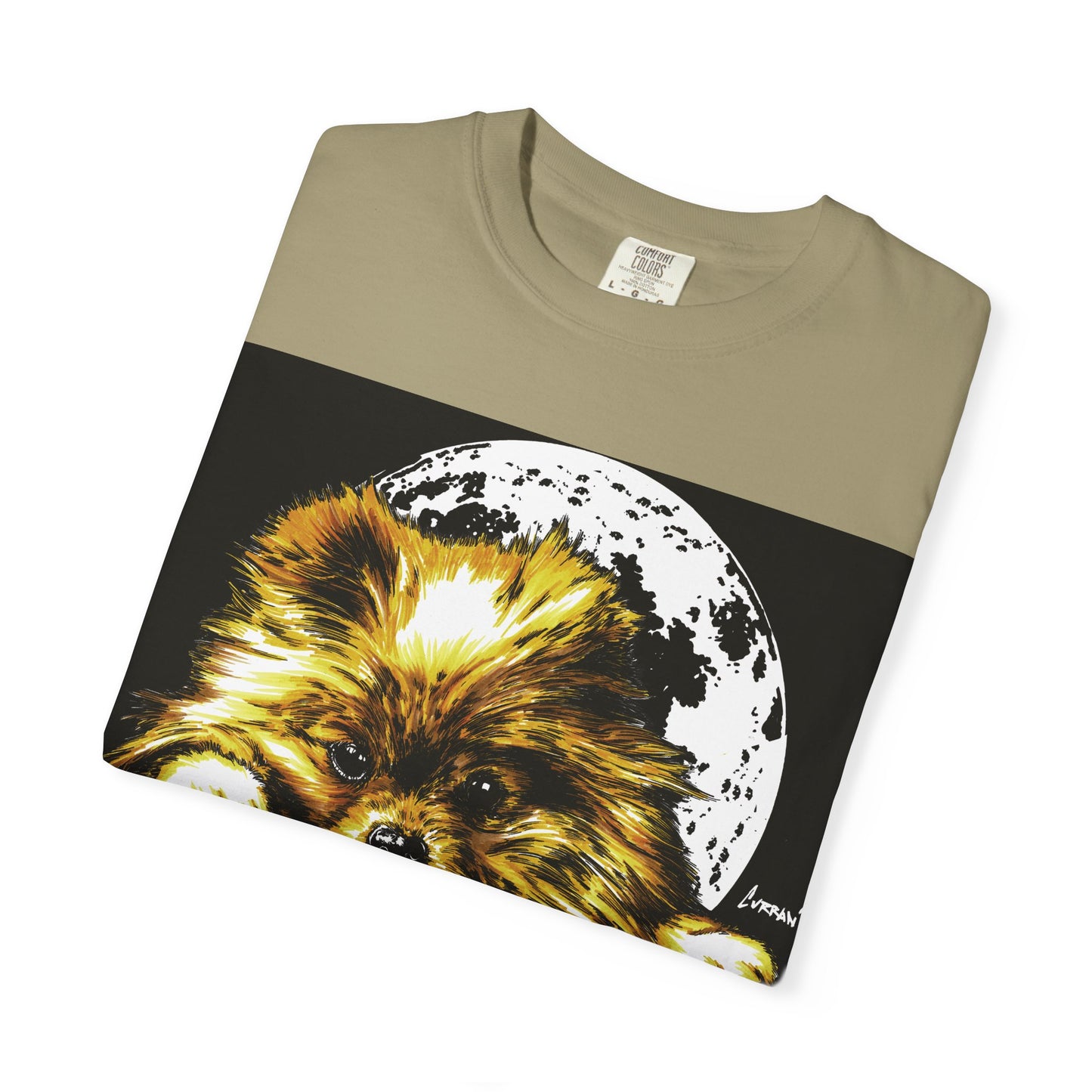 Pomeranian Unisex T-shirt - Hand Painted Art Design
