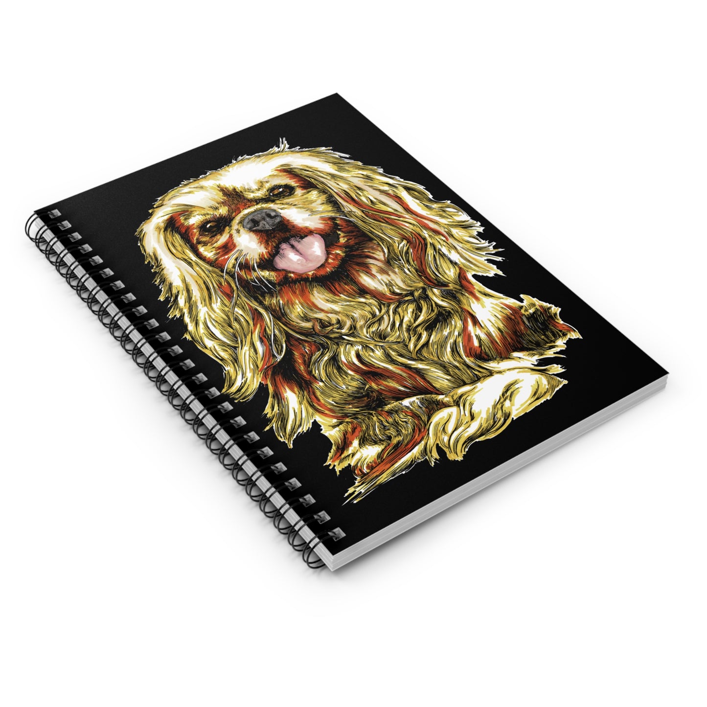 Cocker Spaniel 2 Spiral Notebook - Ruled Line