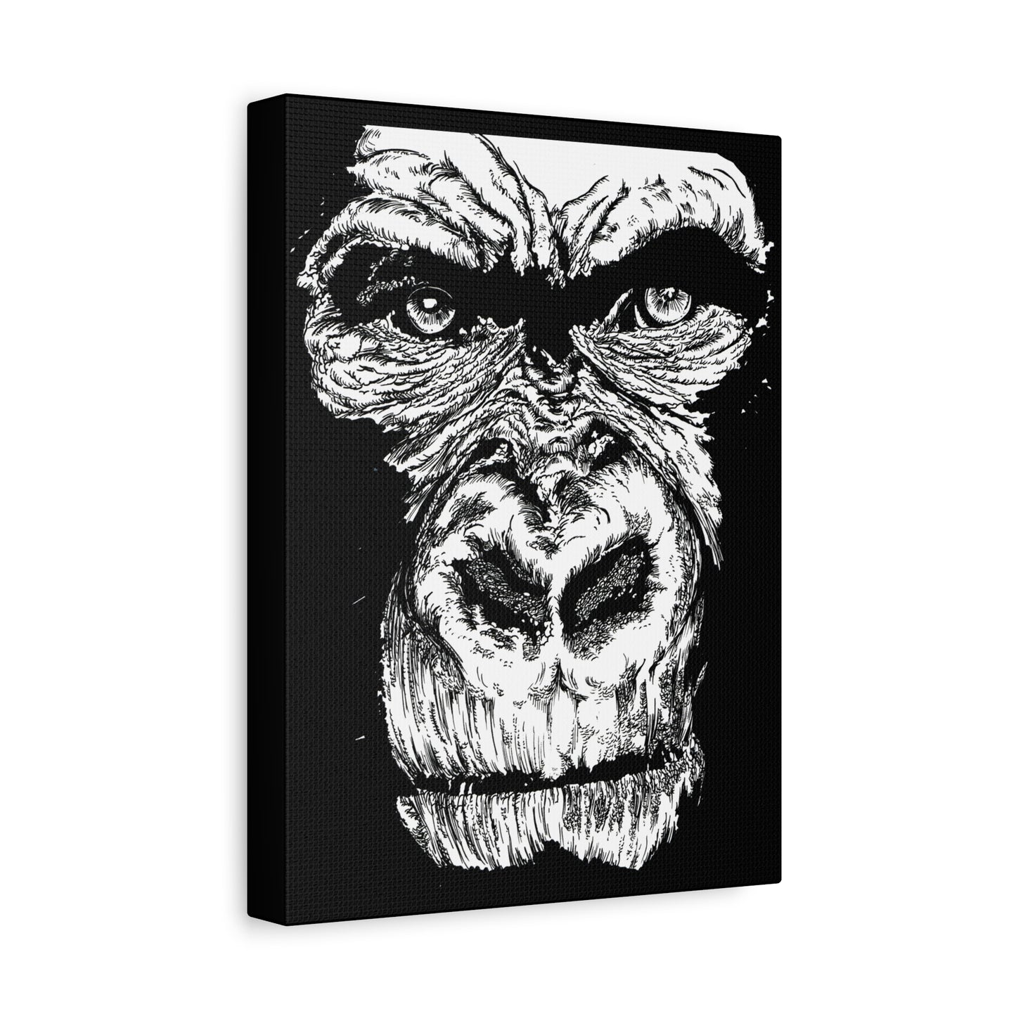 Gorilla Wall Art, Gorilla Print, Hand-Drawn Gorilla