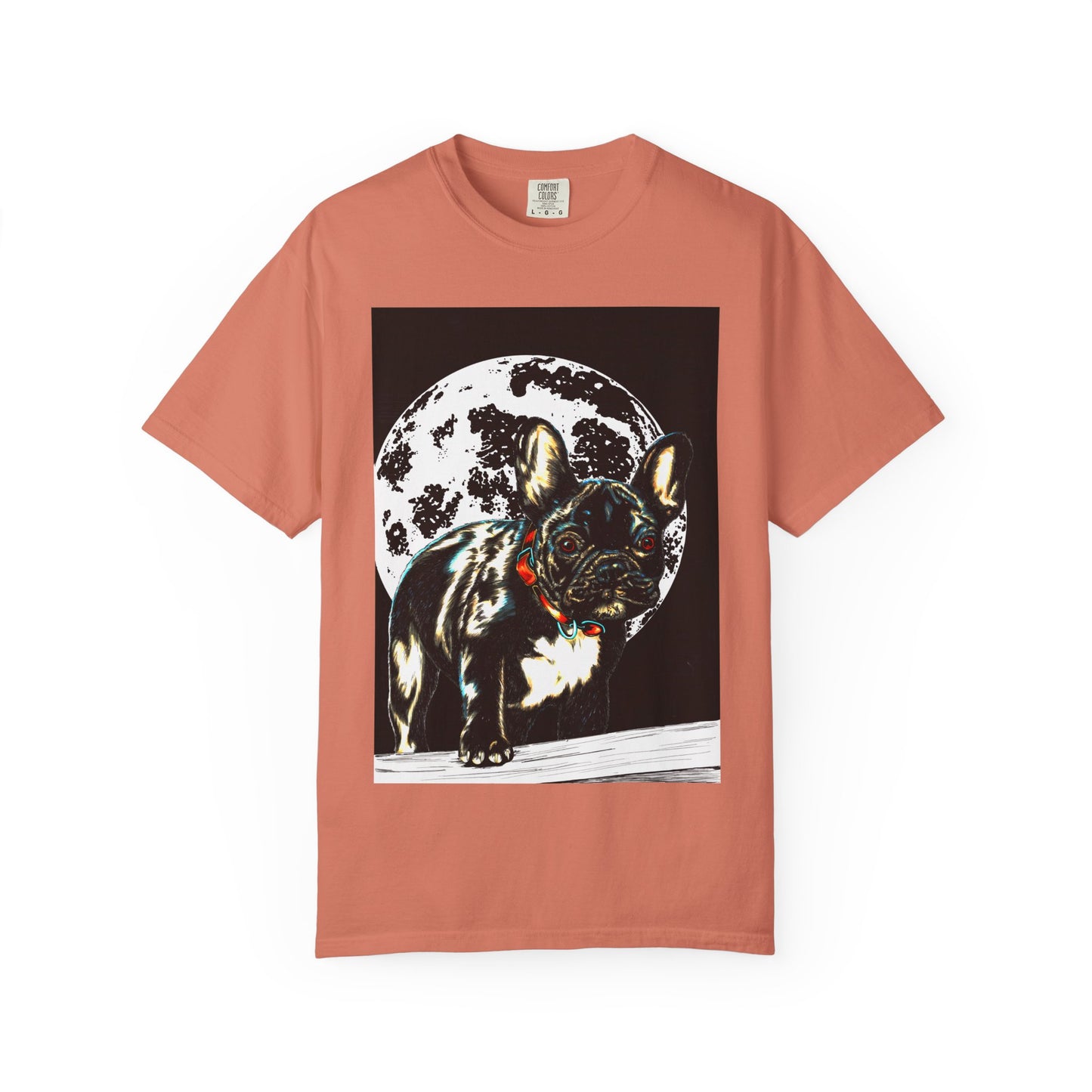 Moonlit French Bulldog Unisex T-Shirt - Pet Lovers Gift