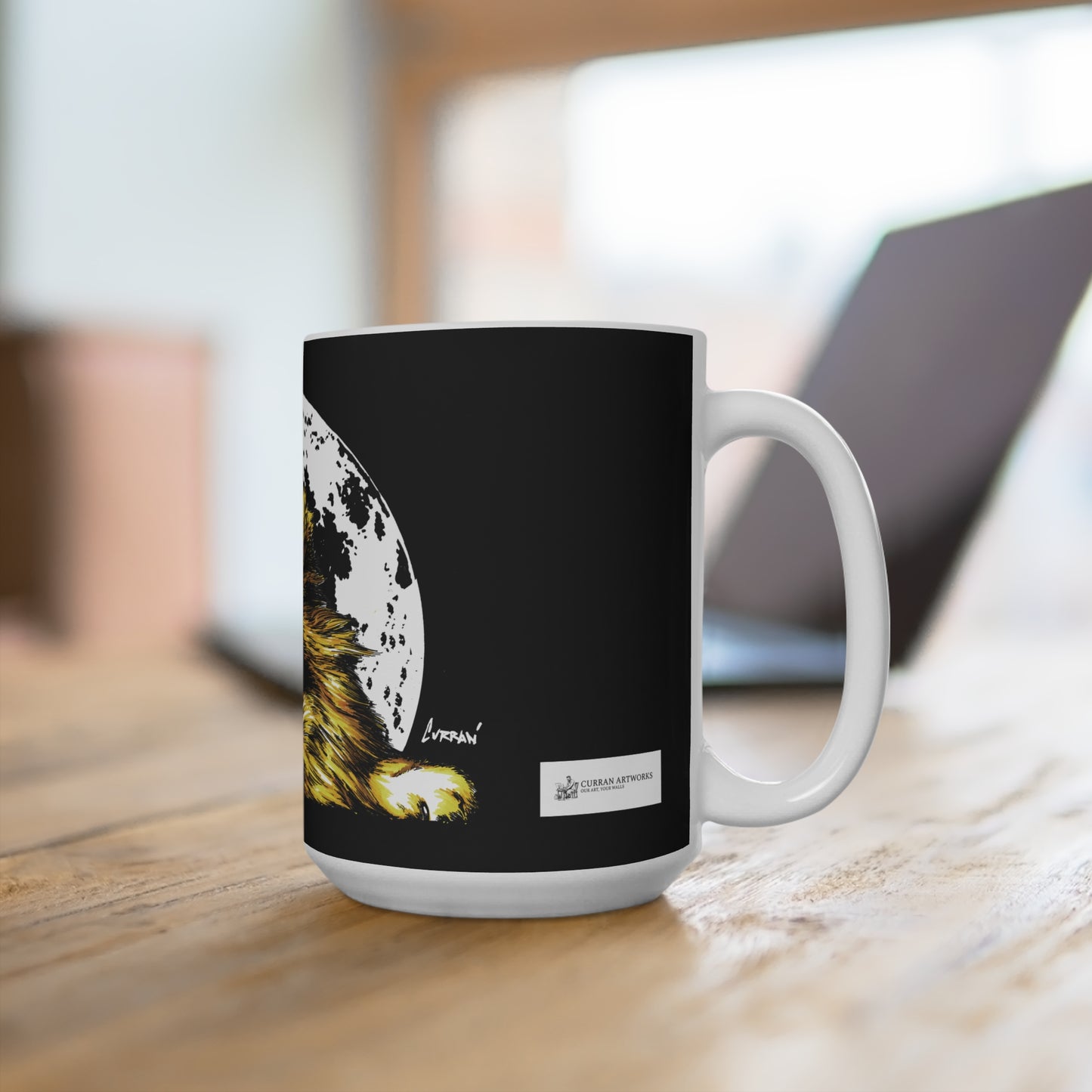 Pomeranian Moon Mug - 15oz Dog Lover Gift