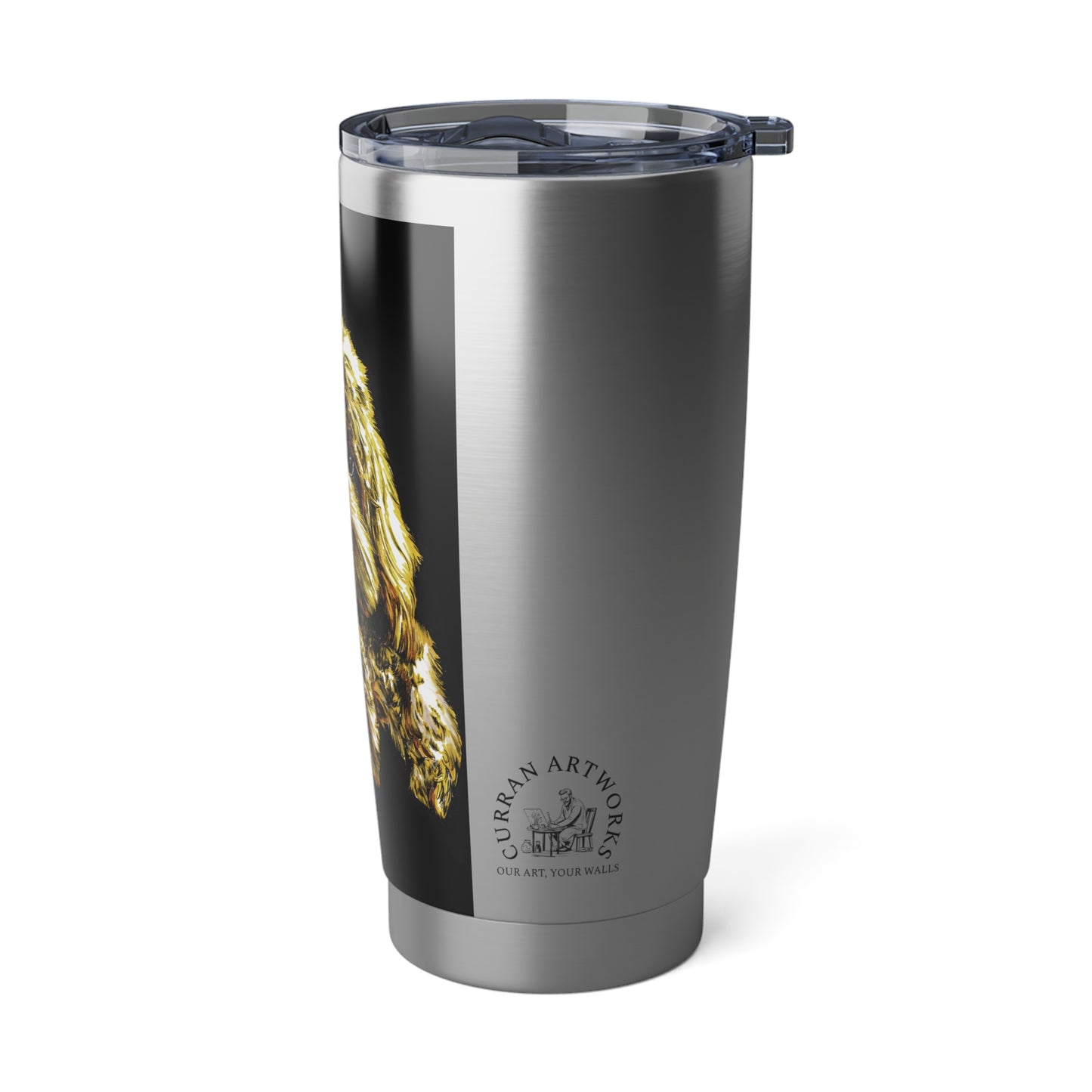 Goldendoodle 20oz Tumbler, Original Hand Drawn Wall Art