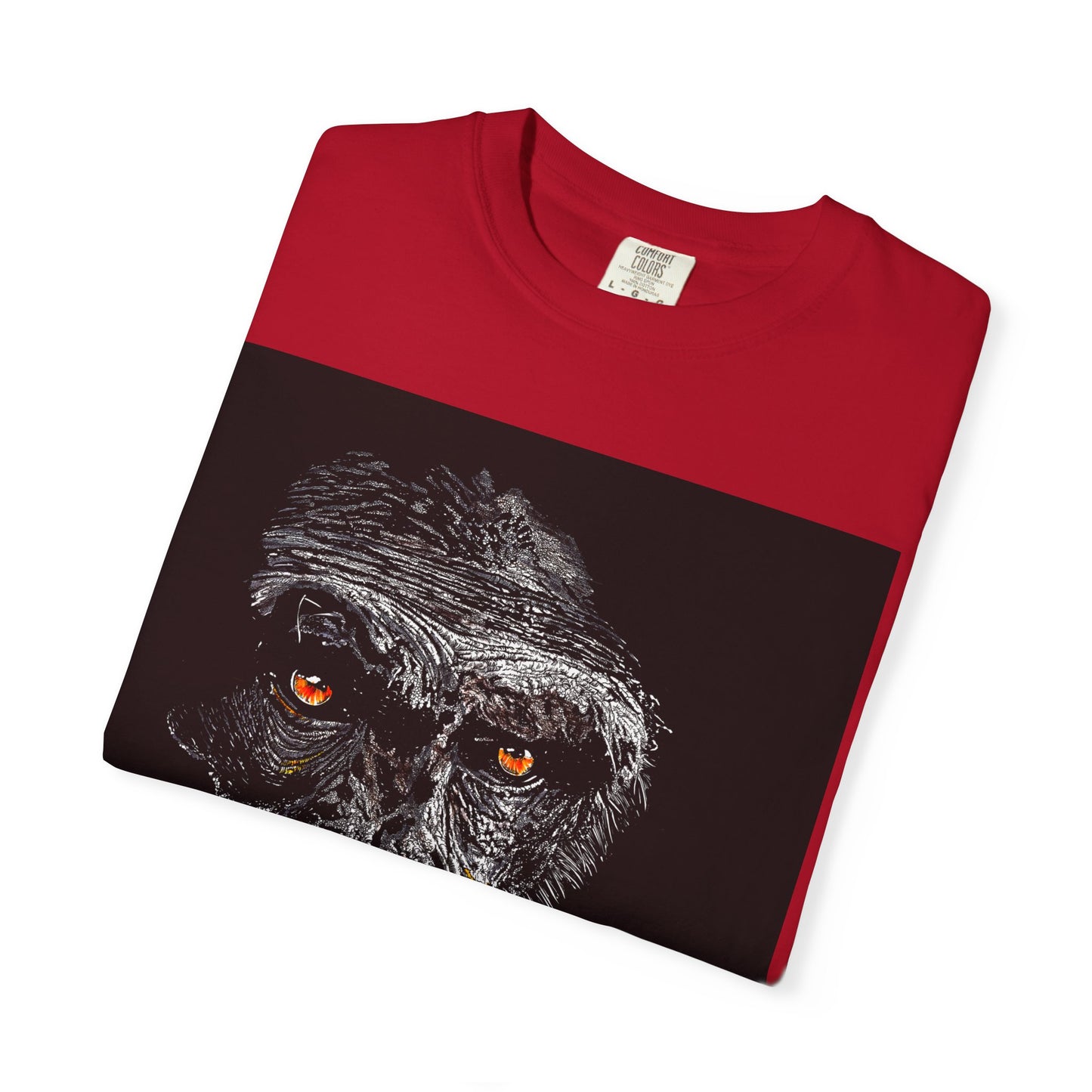 Gorilla Garment-Dyed Art T-Shirt | Unique Unisex Graphic Tee