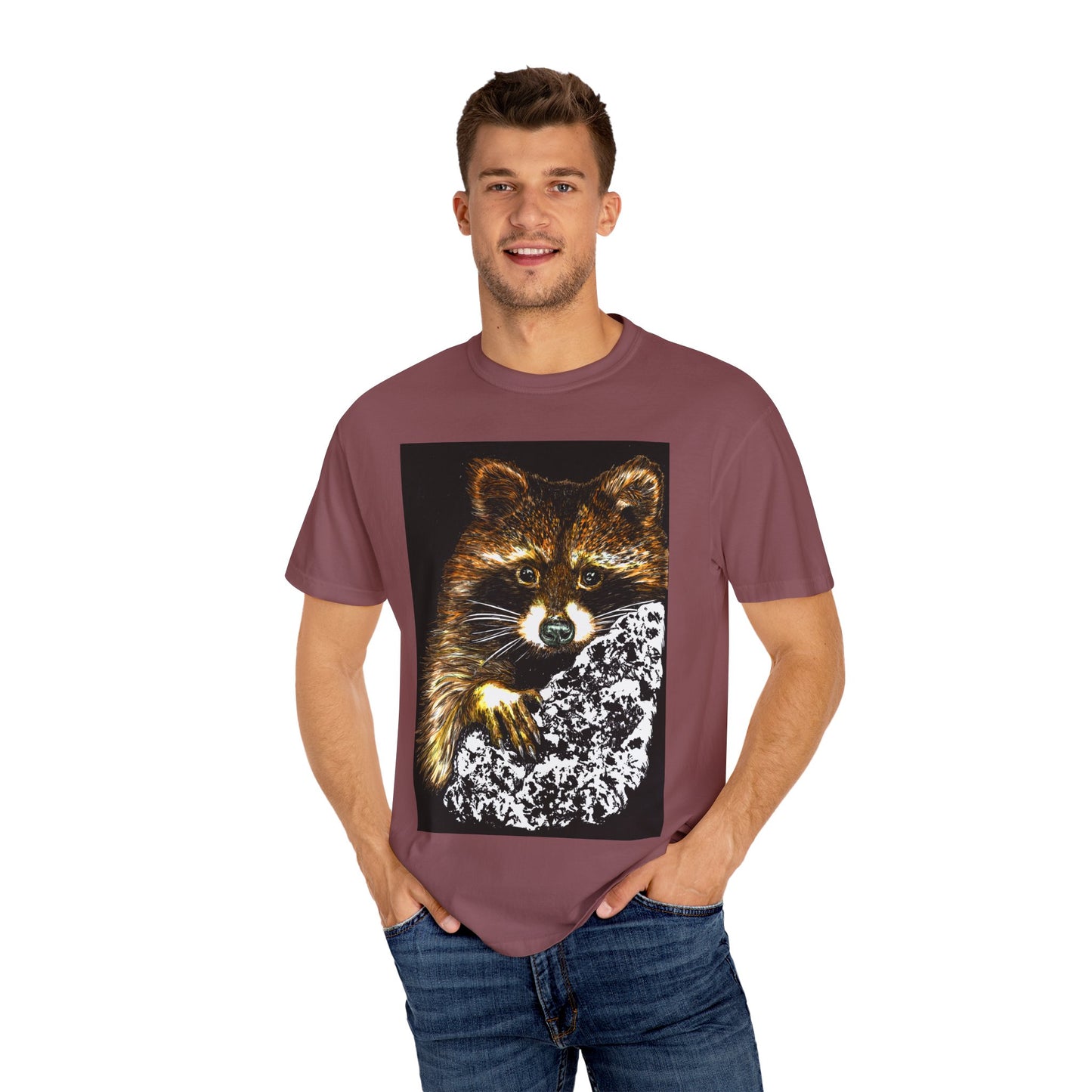 Vintage Raccoon Graphic Unisex T-shirt - Nature Lover Gift