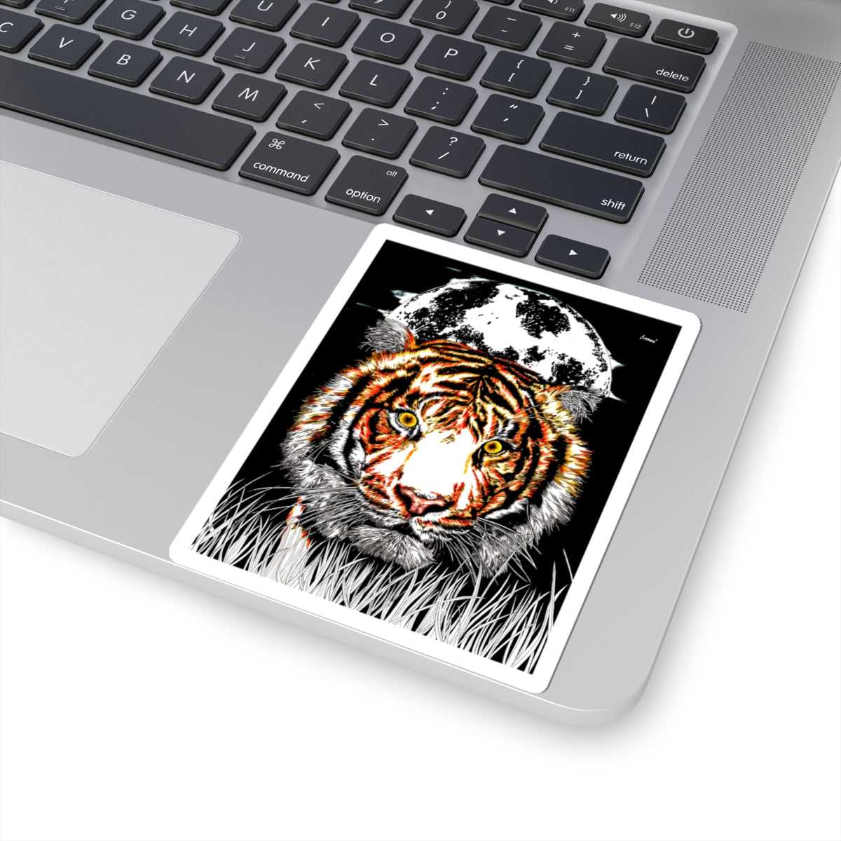 Get closer to nature with our Vibrant Tiger Kiss-Cut Stickers for Nature Lovers! Add some wild flair to your belongings today.