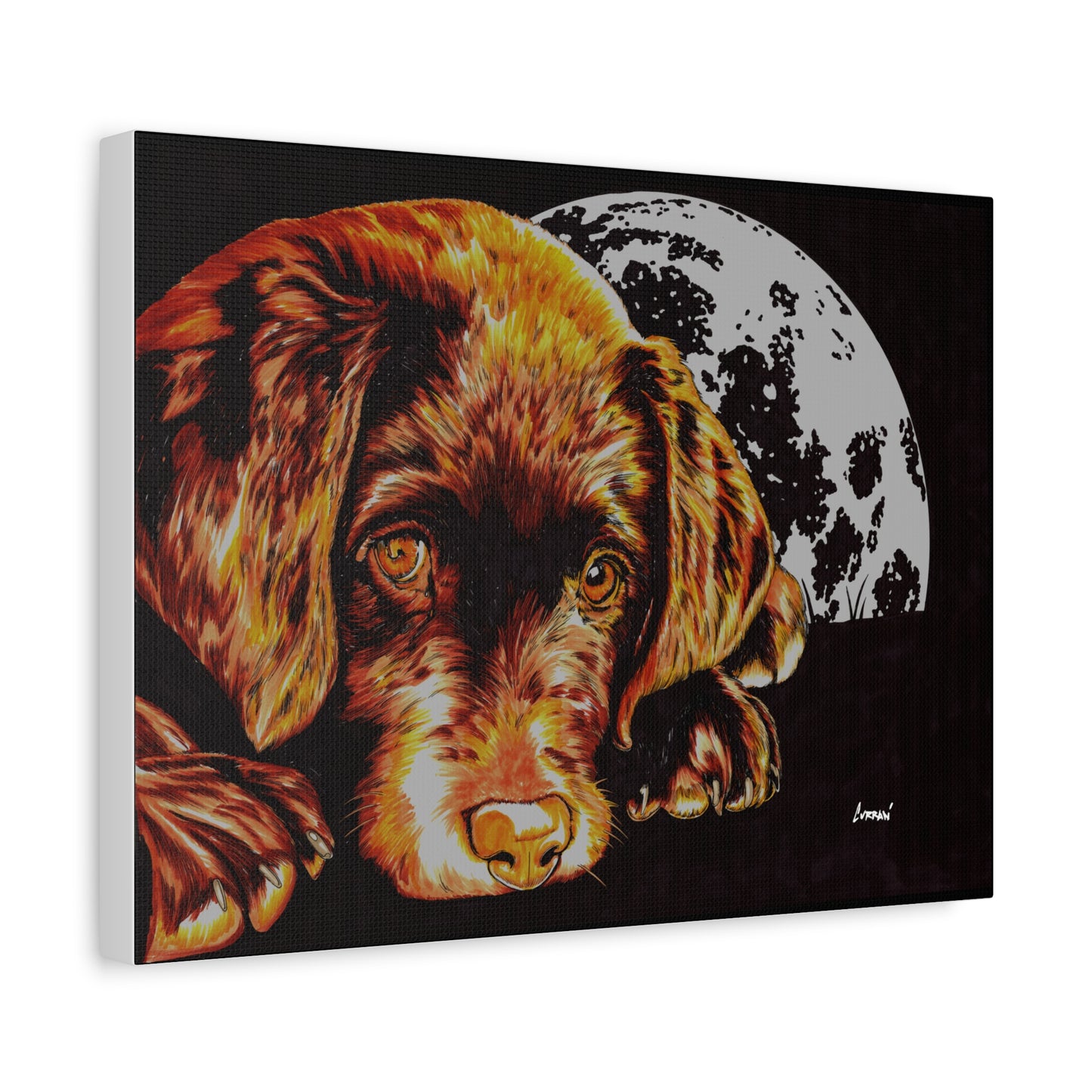 Chocolate Lab Puppy Wall Art Print of the Original