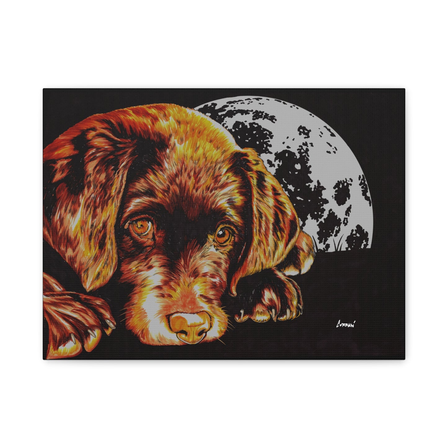 Chocolate Lab Puppy Wall Art Print of the Original