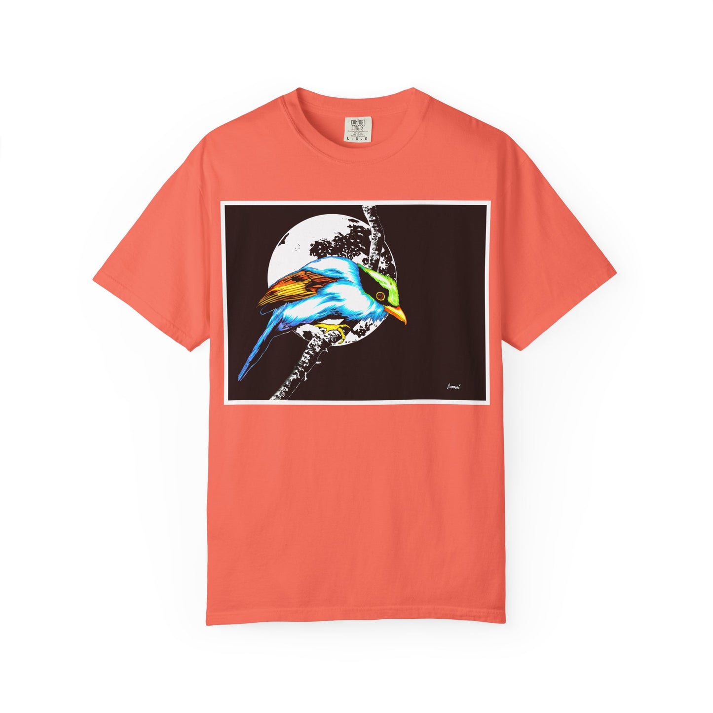Colorful Bird Graphic Unisex T-Shirt - Nature Lover Apparel