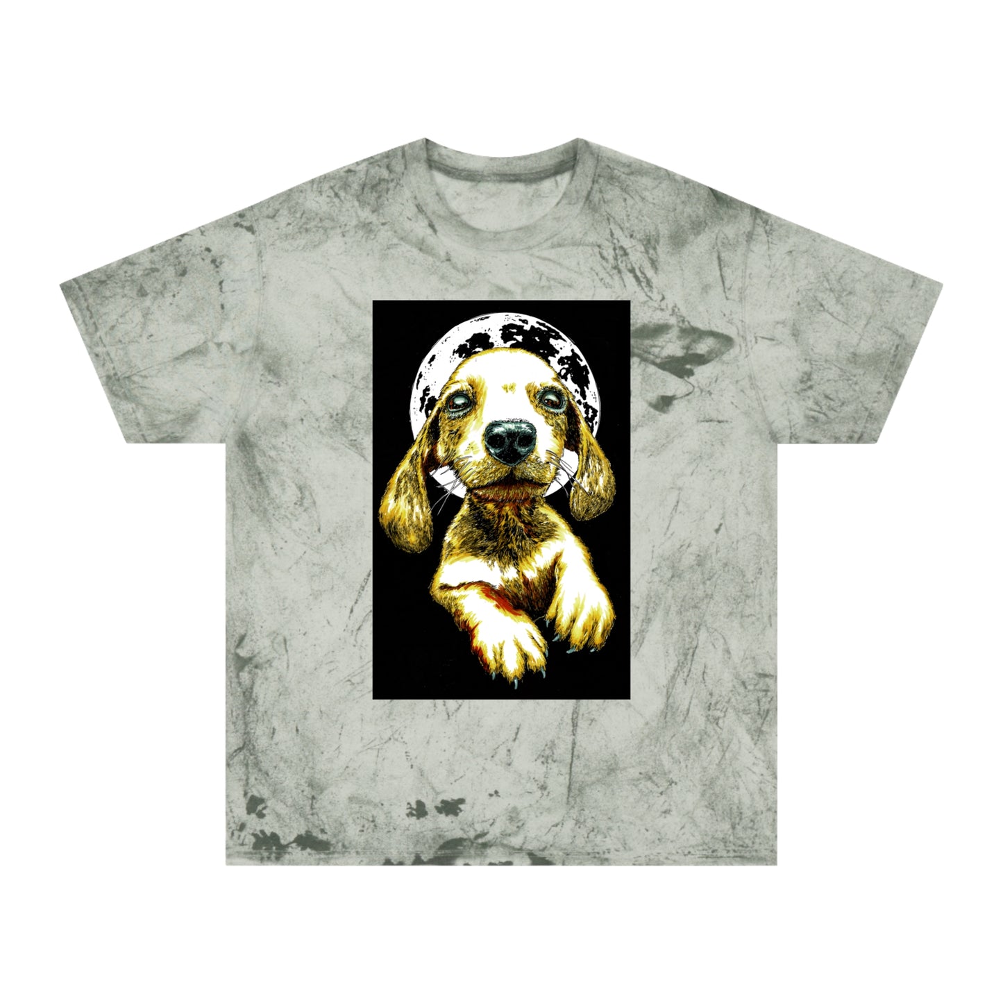 Unisex Color Blast Dog Graphic Pet Lover Tee