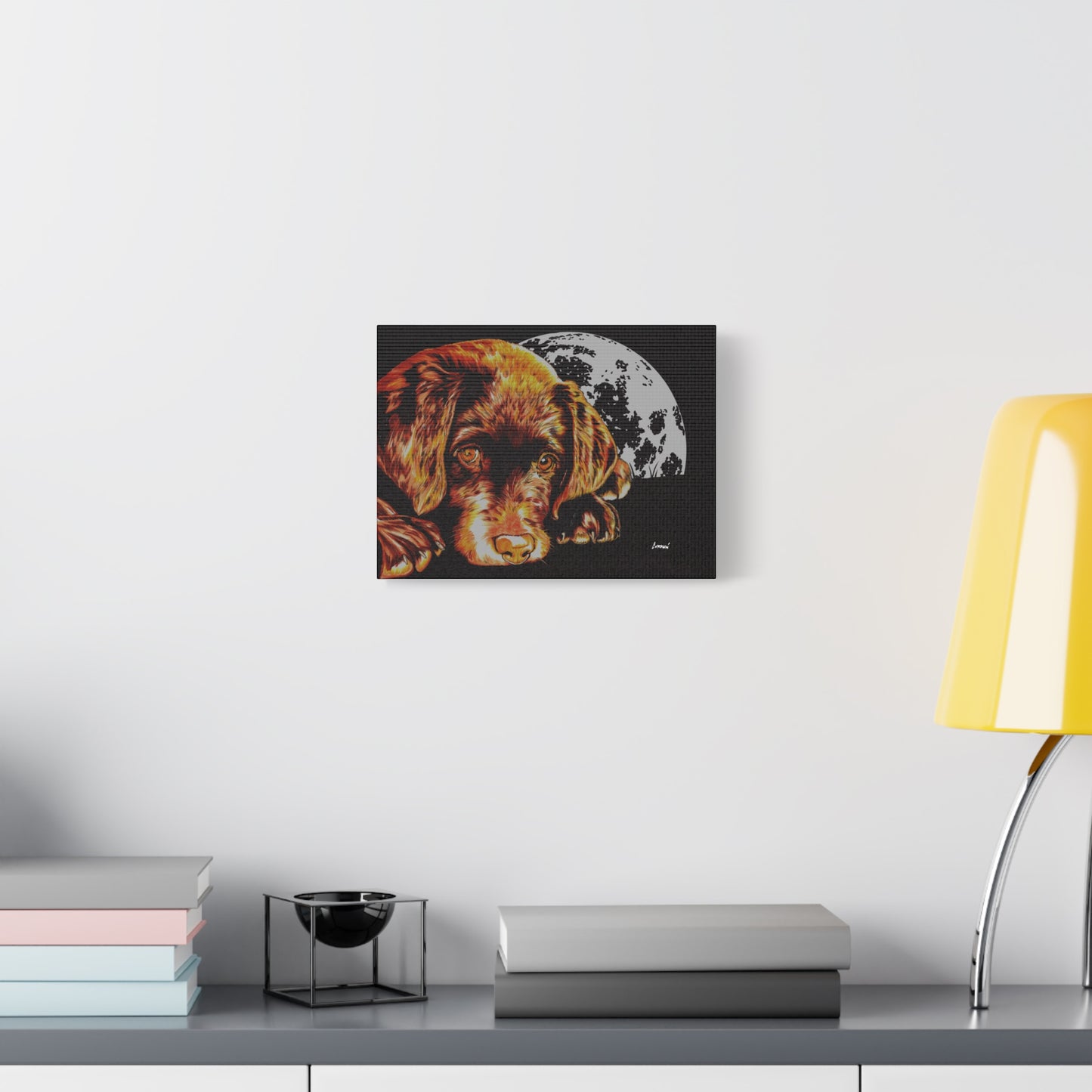 Chocolate Lab Puppy Wall Art Print of the Original