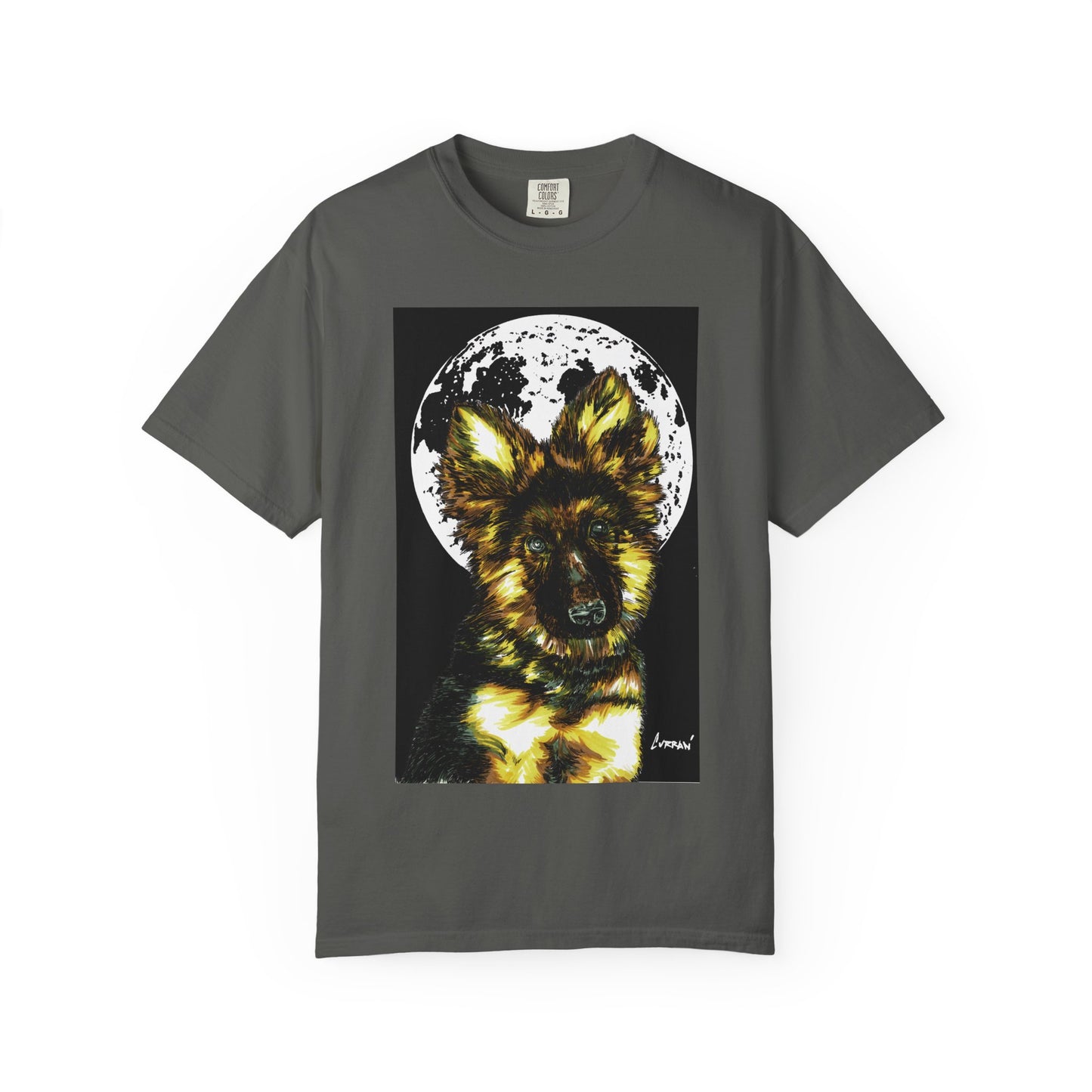 German Sheppard Puppy Unisex T-shirt - Hand Drawn Art