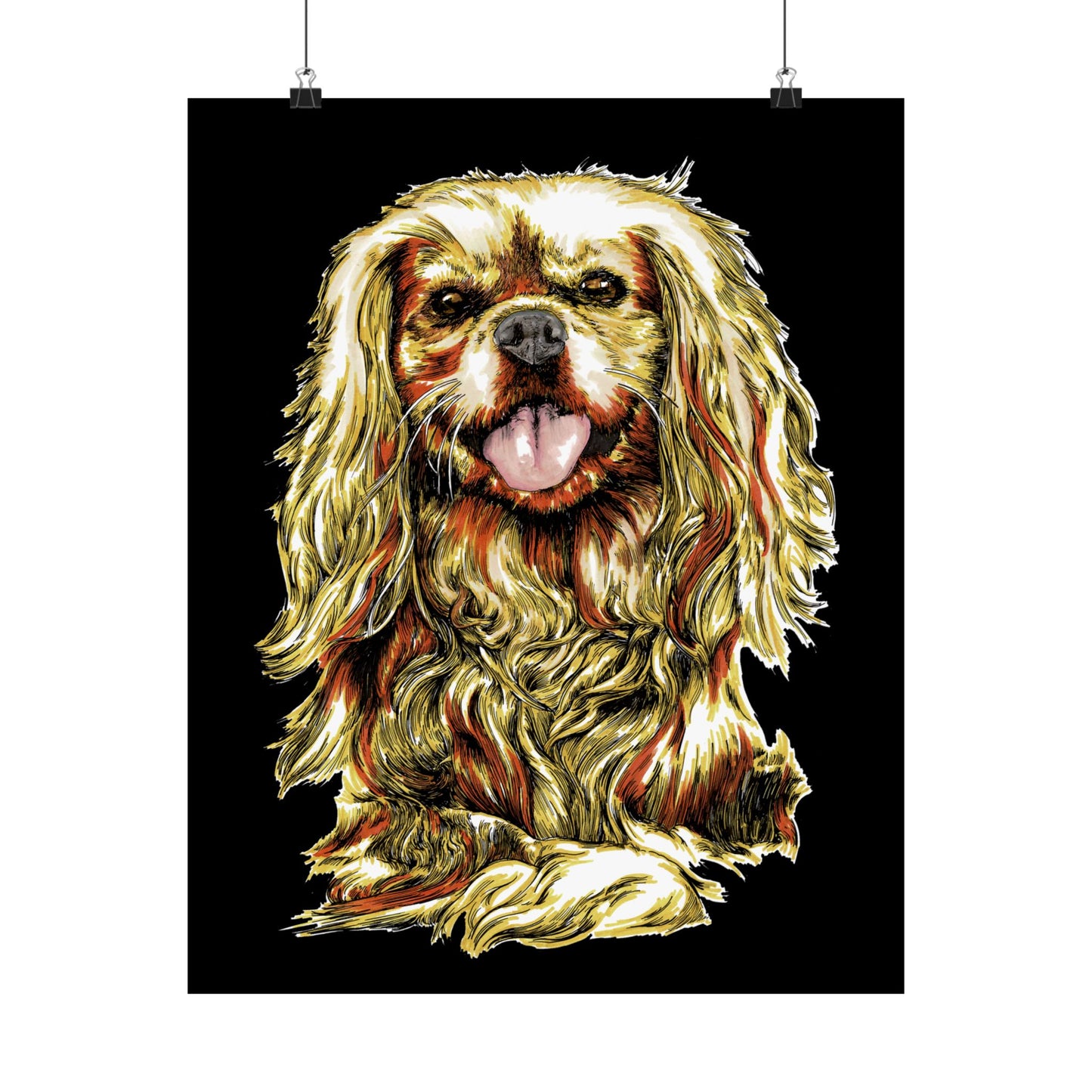 Cocker Spaniel Satin Poster - Art Print