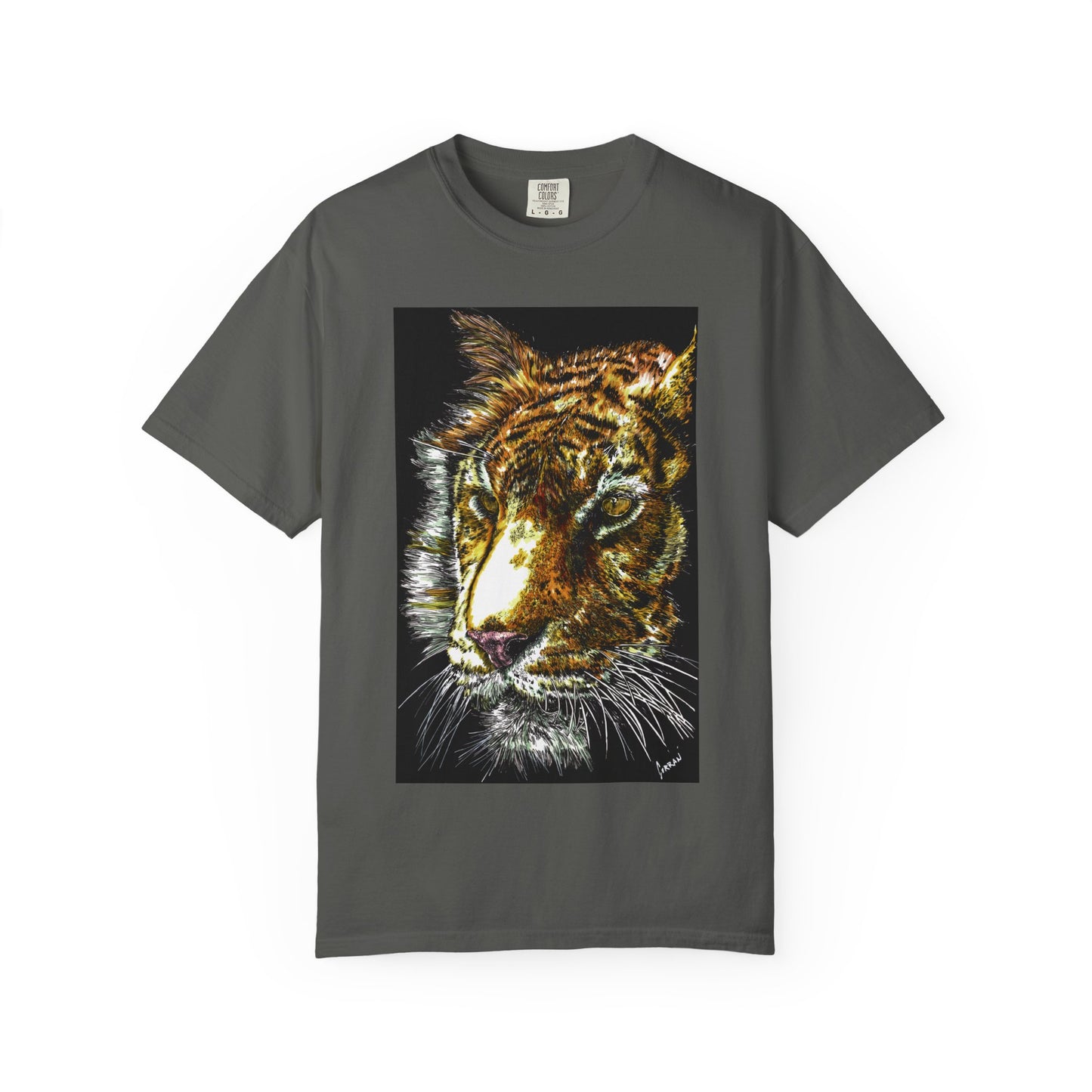 Unisex Tiger Art T-Shirt - Vibrant Animal Print - Nature Lover's Apparel