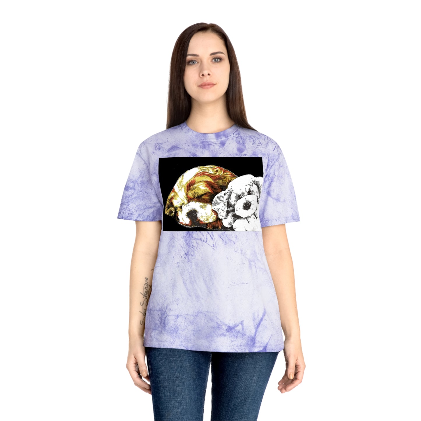 Color Blast Cocker Spaniel Unisex T-Shirt