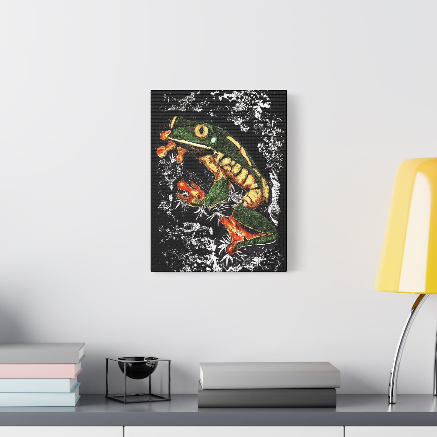 Frog Wall Art Print of the Original, hand drawn wall art