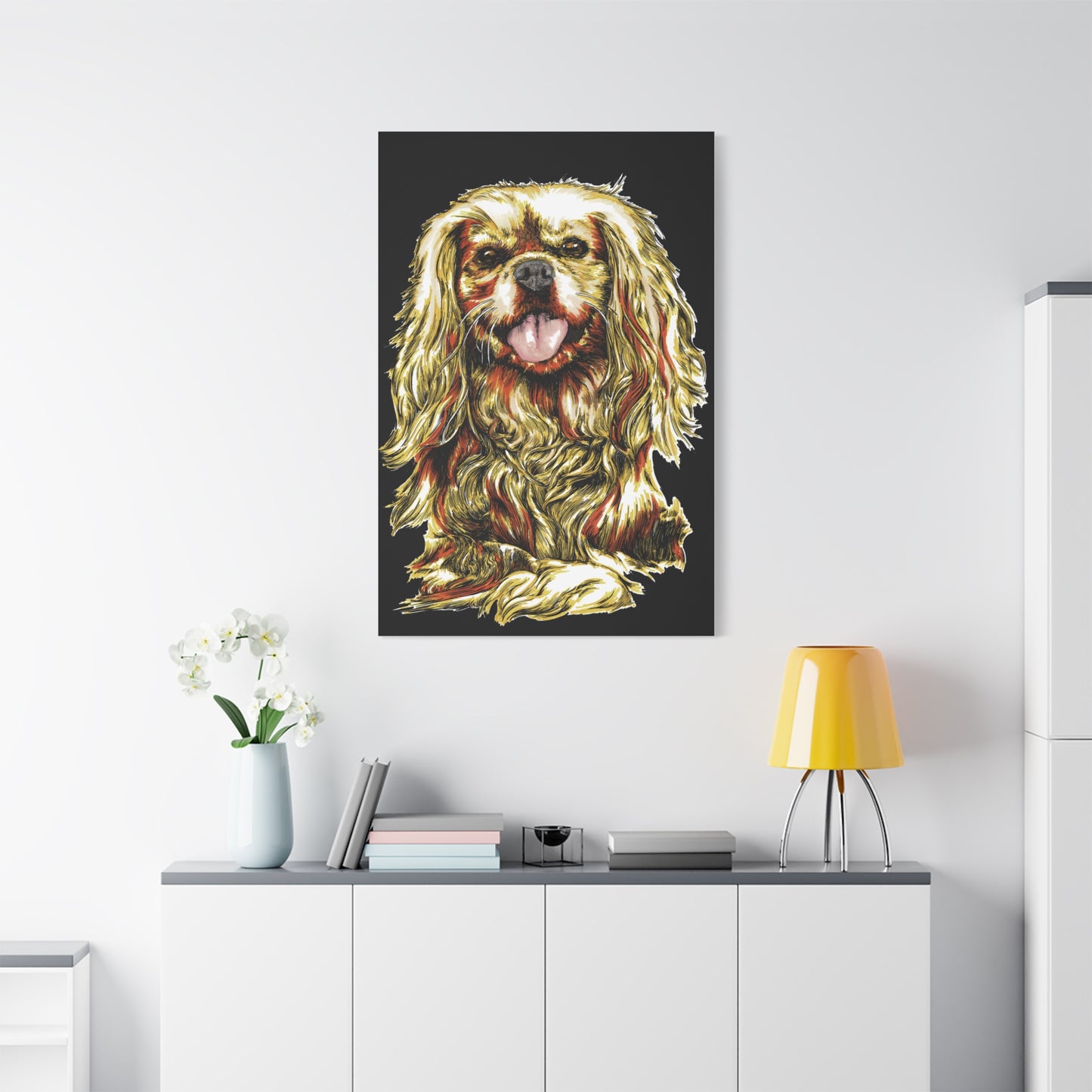 Cocker Spaniel Print, Hand-Drawn Dog Art