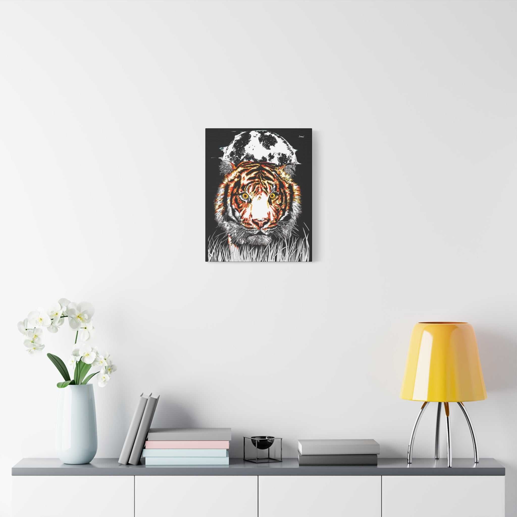 Add a touch of fierce beauty to your space with our Tiger Wall Art Print of the Original, hand drawn wall art. Elevate your decor today!