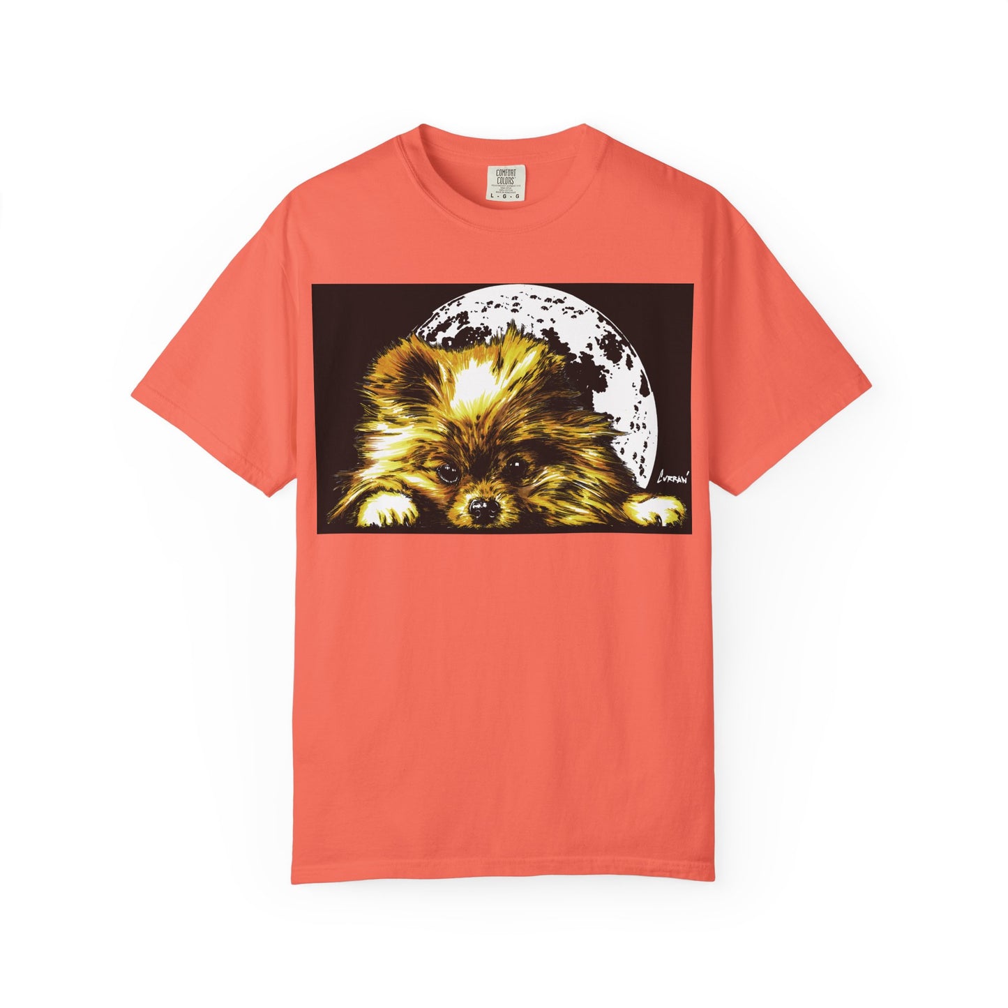 Pomeranian Unisex T-shirt - Hand Painted Art Design