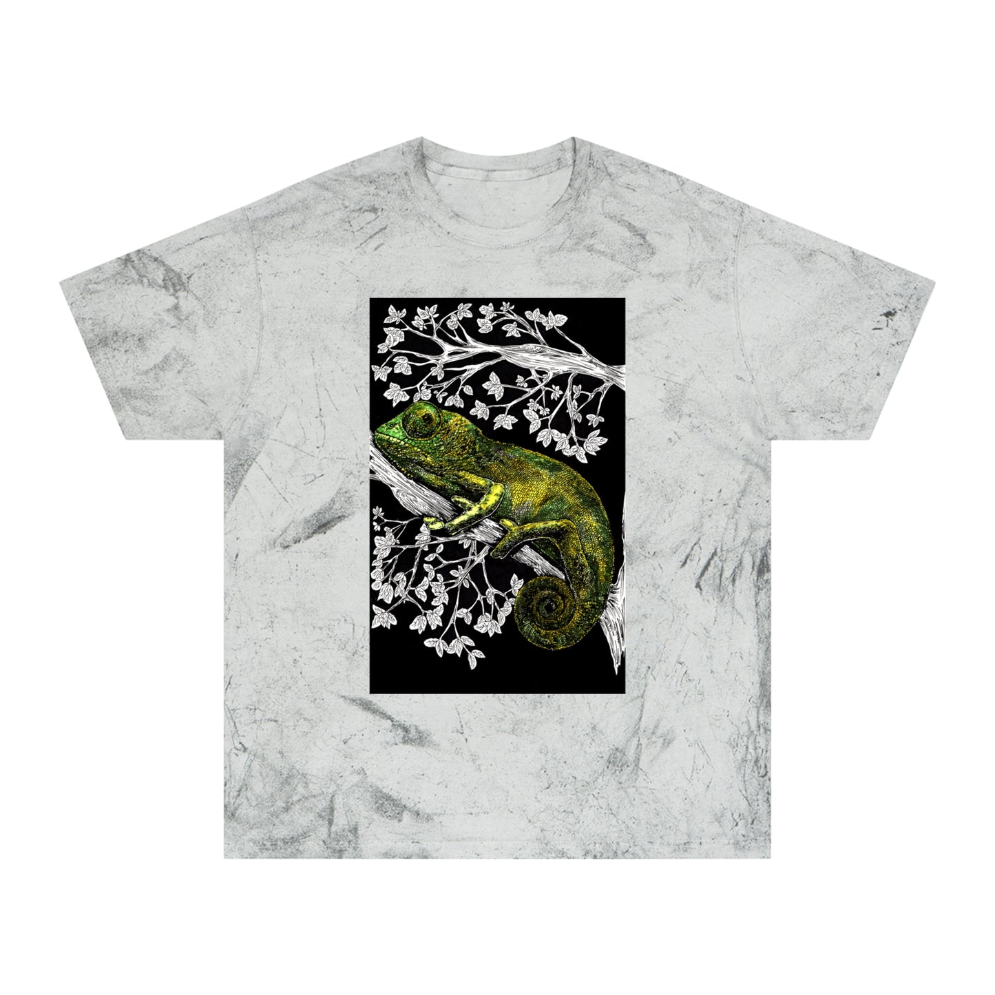 Chameleon Color Blast T-Shirt - Vibrant Nature-Inspired Tee