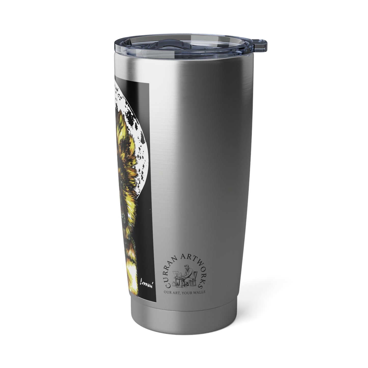 German Sheppard Puppy 20oz Tumbler, Original Hand Drawn Art,